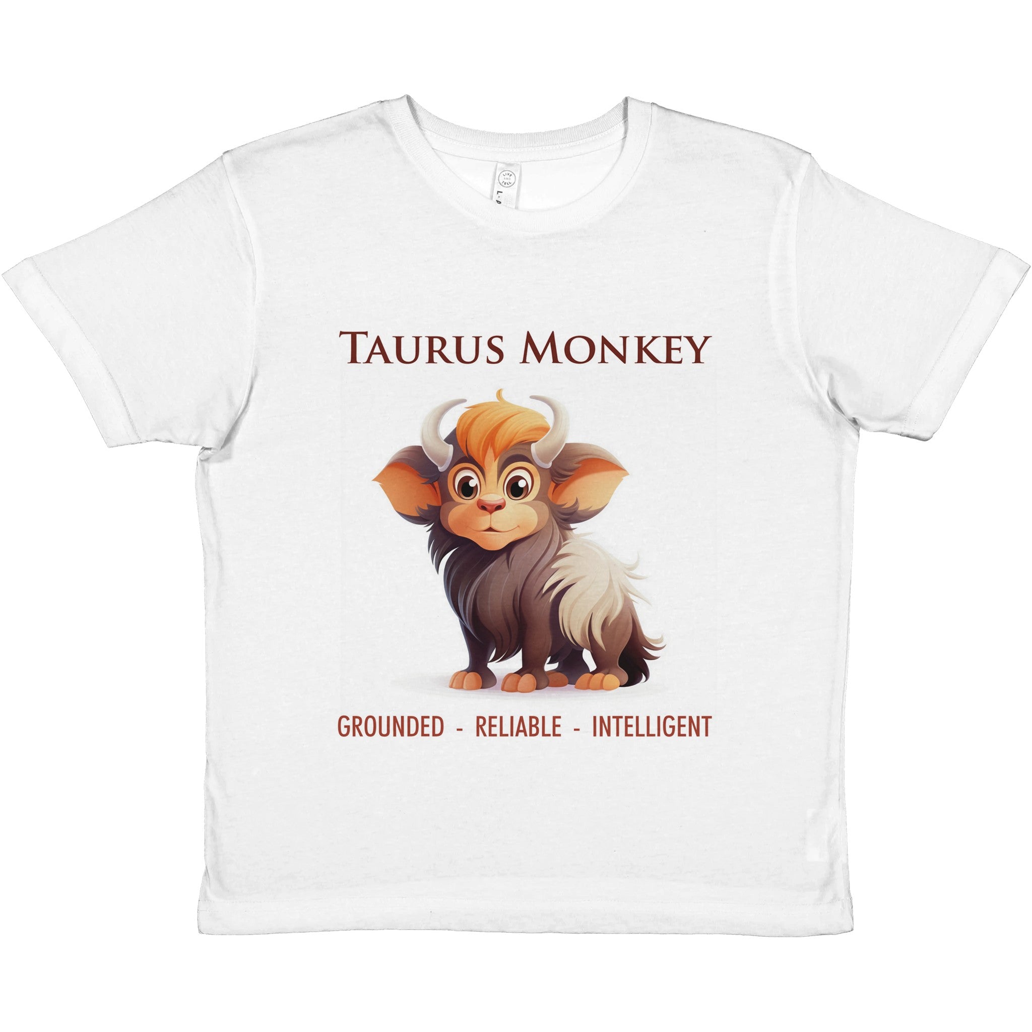 Taurus-Monkey i Premium Kids Crewneck T-shirt