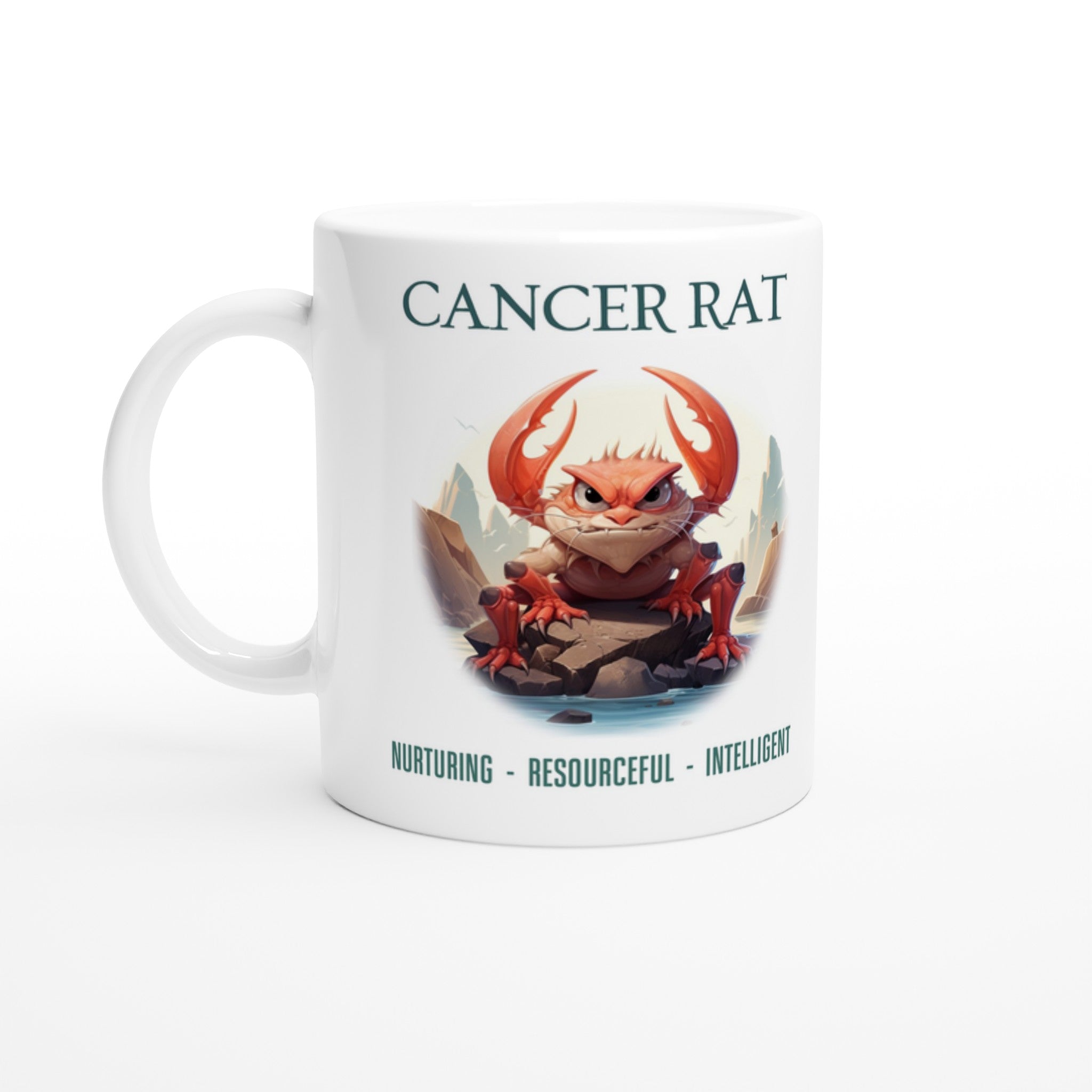 Cancer Rat Ceramic Mug