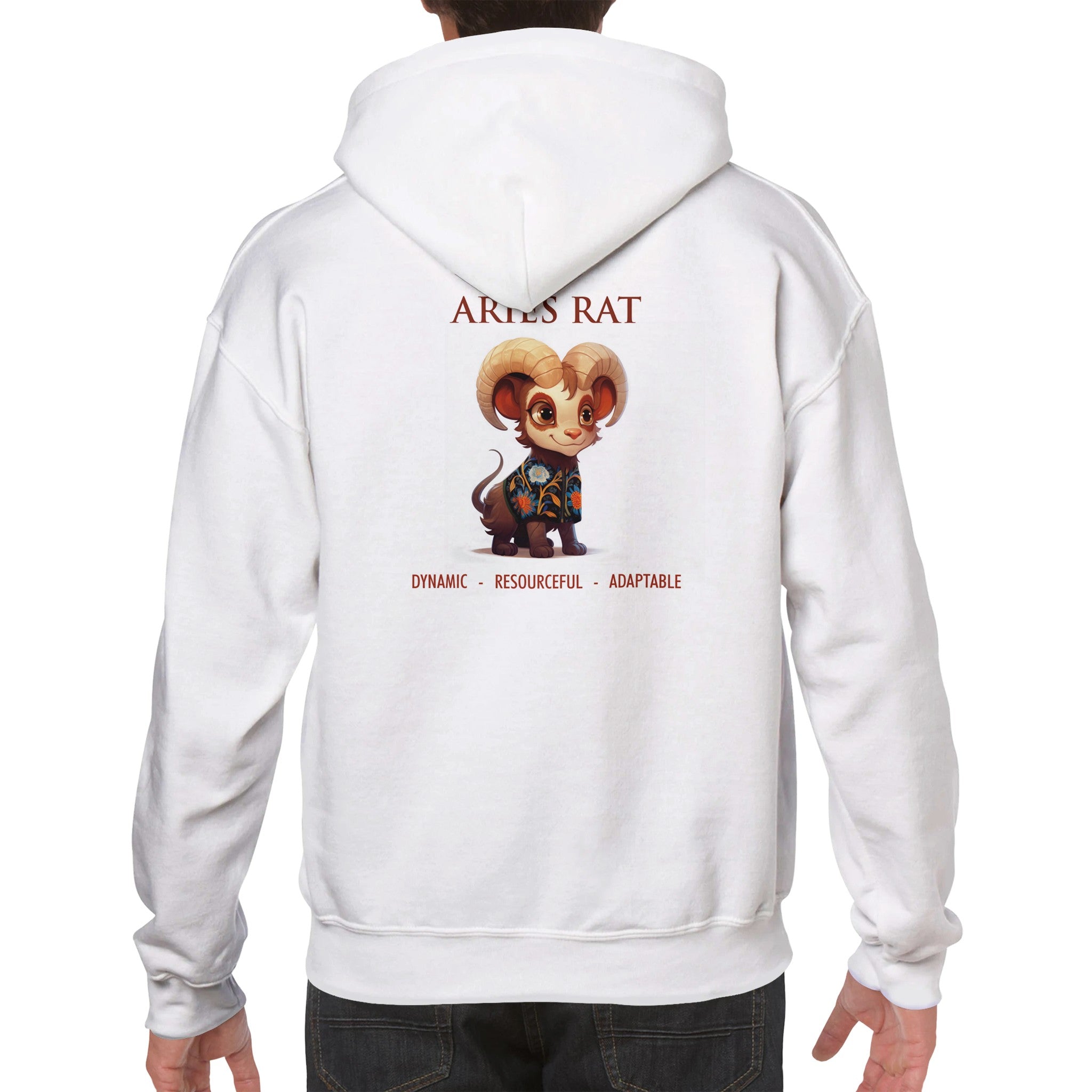 Aries Rat Premium Unisex Pullover Hoodie