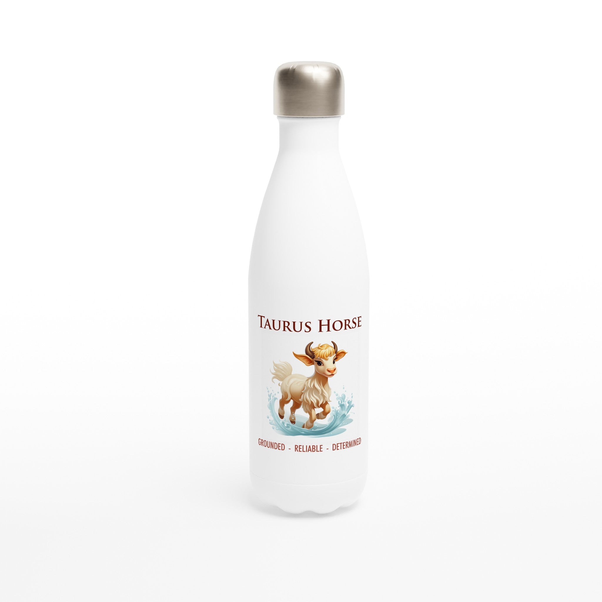 Taurus Horse Stainless Steel Water Bottle