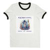 Aquarius Dog Unisex Ringer T-shirt