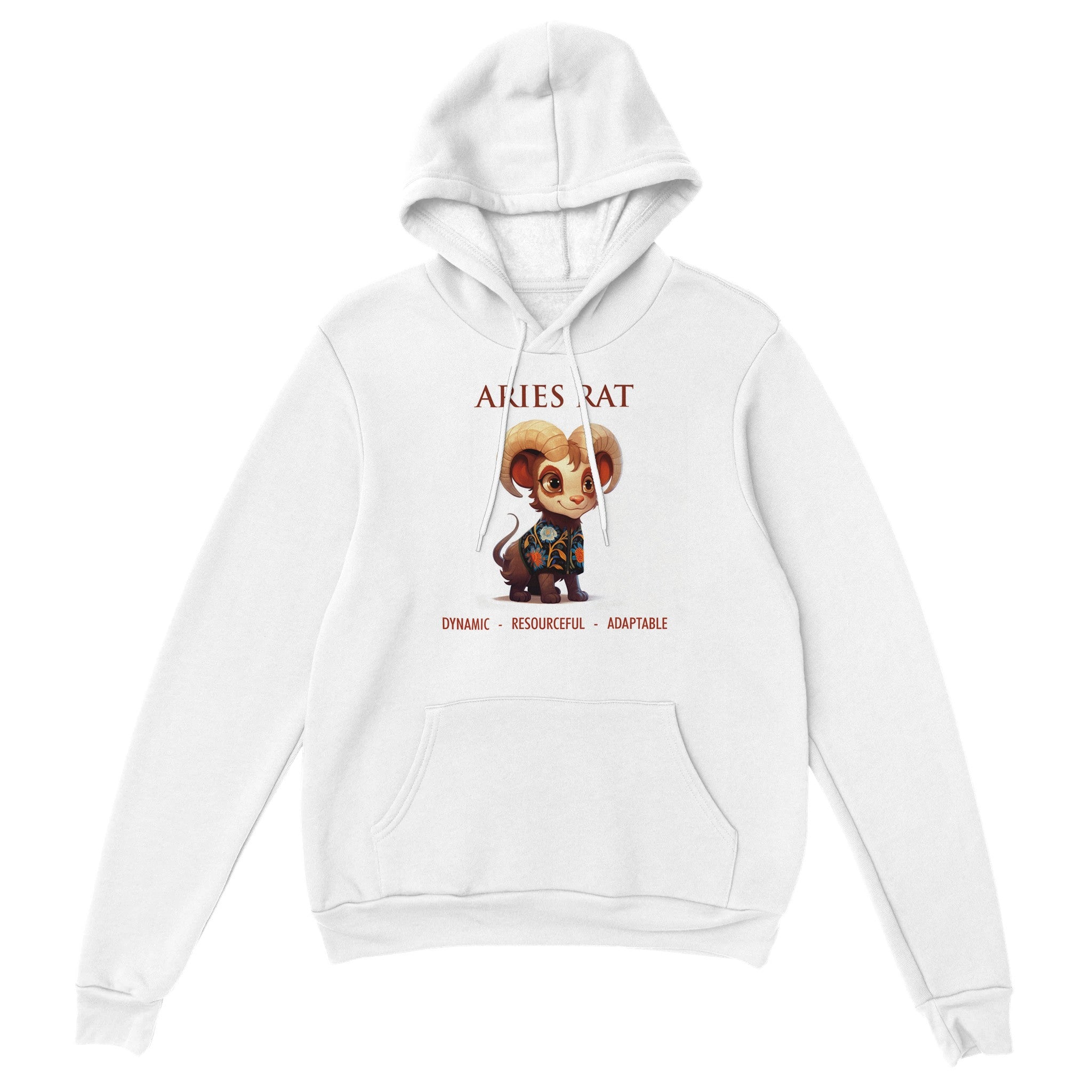 Aries Rat Premium Unisex Pullover Hoodie