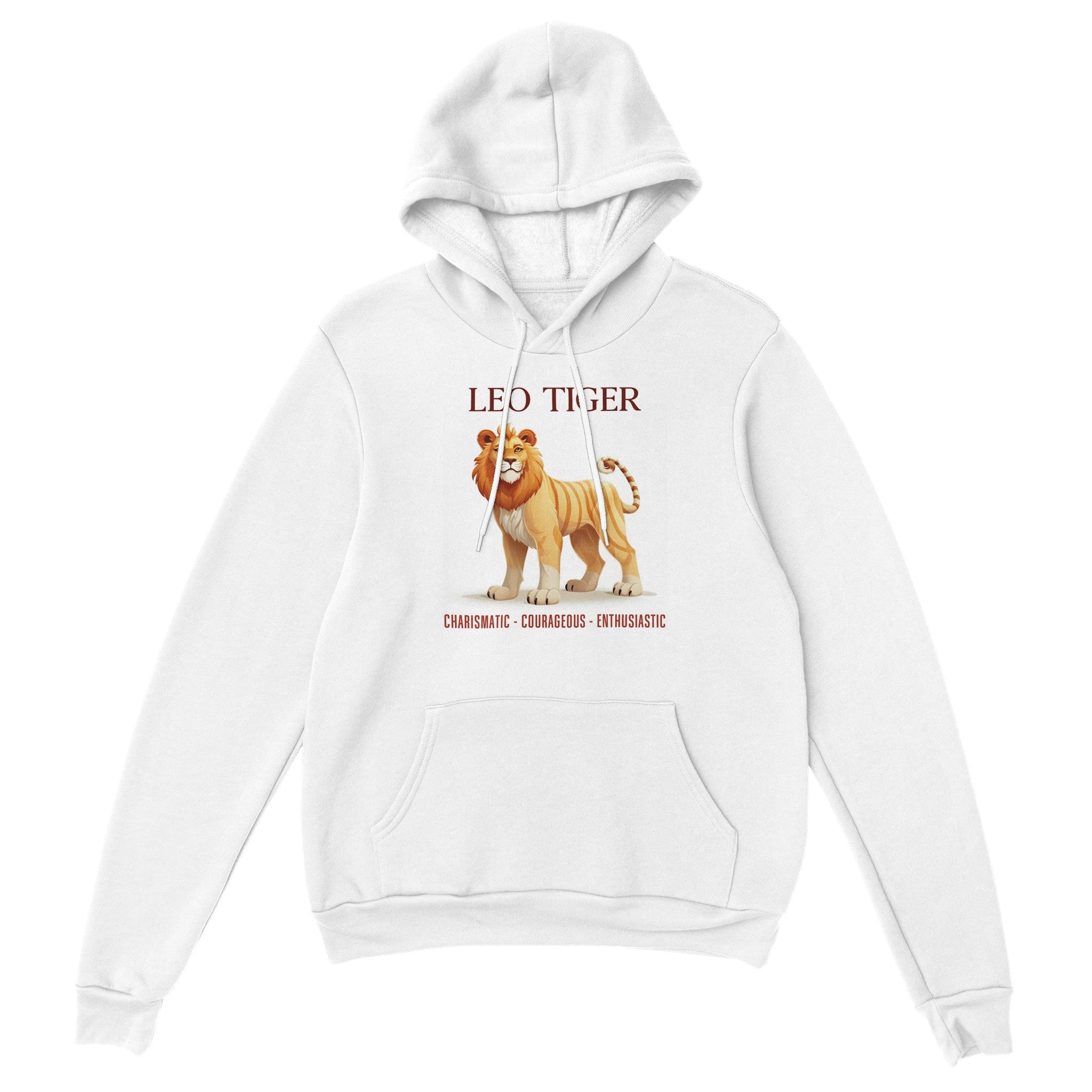 Leo Tiger (F) Premium Unisex Pullover Hoodie