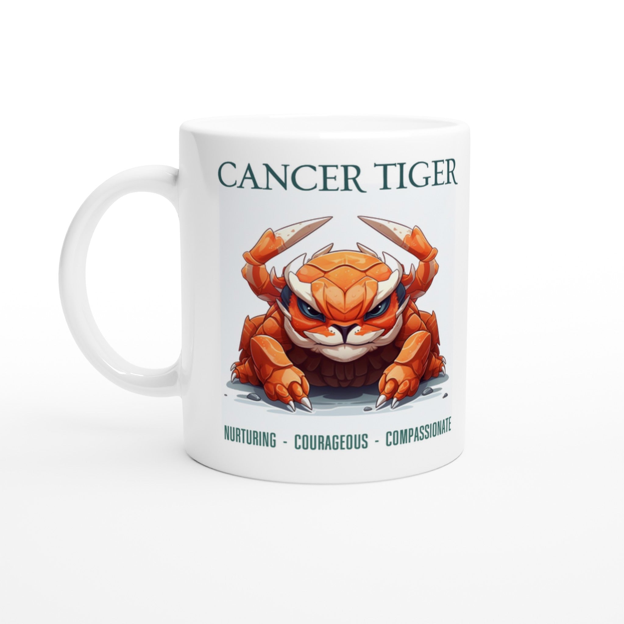 Cancer Tiger Ceramic Mug