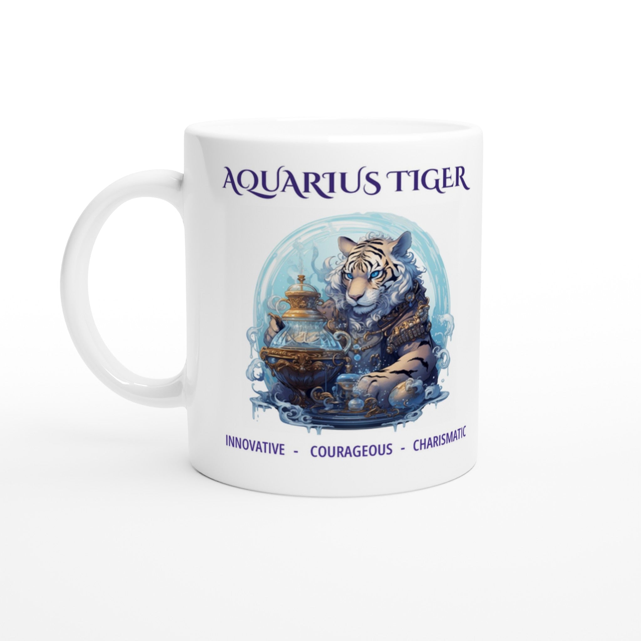 Aquarius Tiger Ceramic Mug