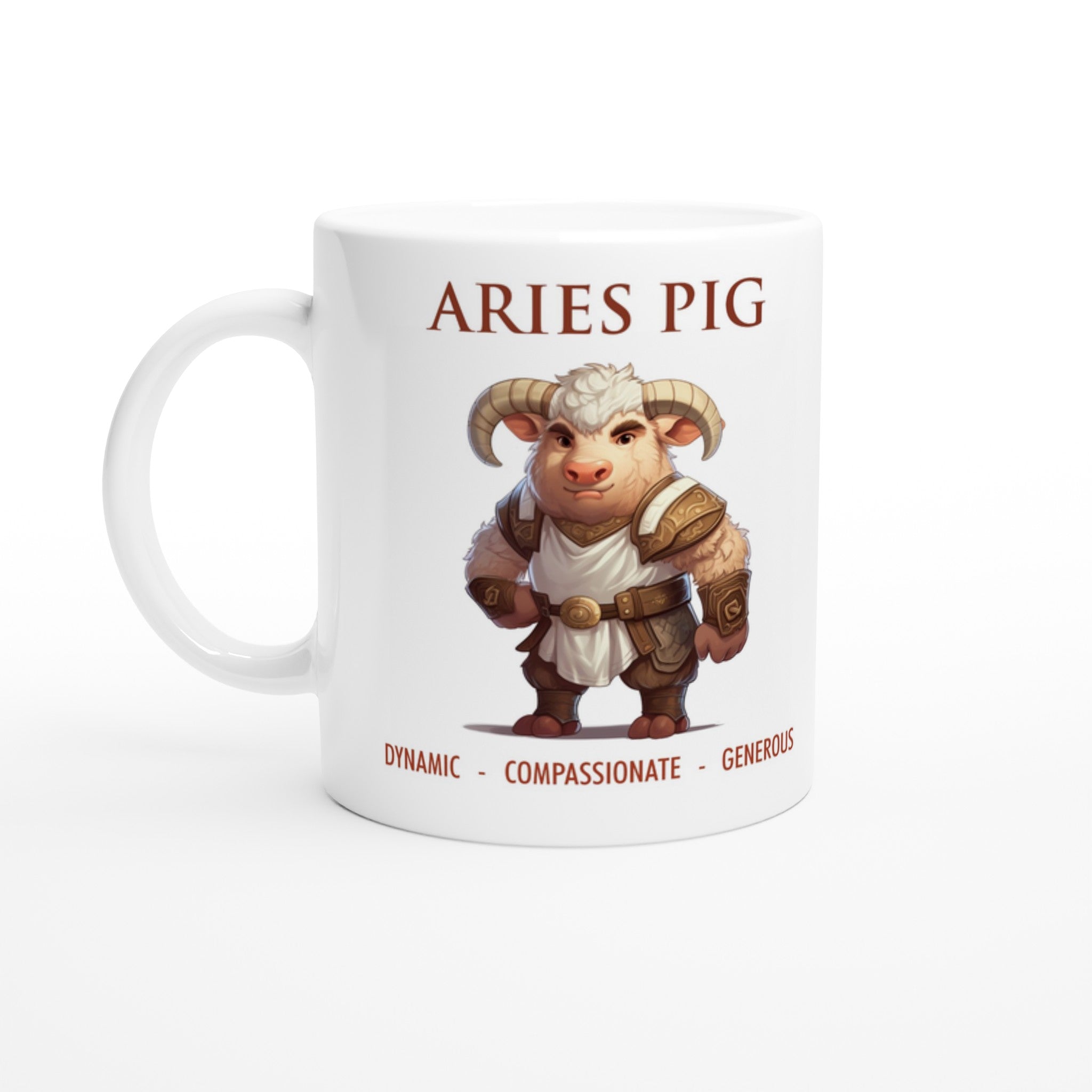 Aries Pig Ceramic Mug