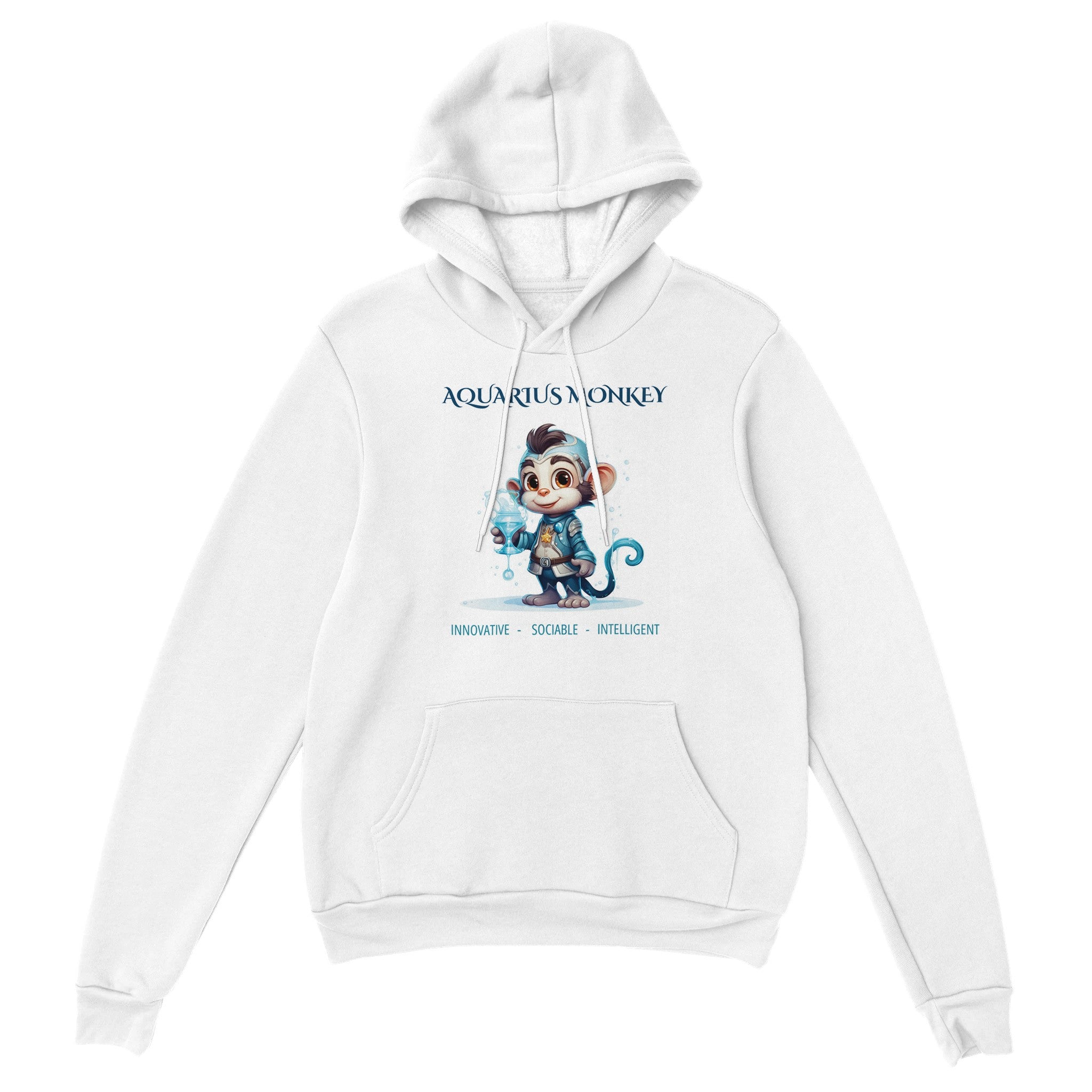 Aquarius Monkey Premium Unisex Pullover Hoodie