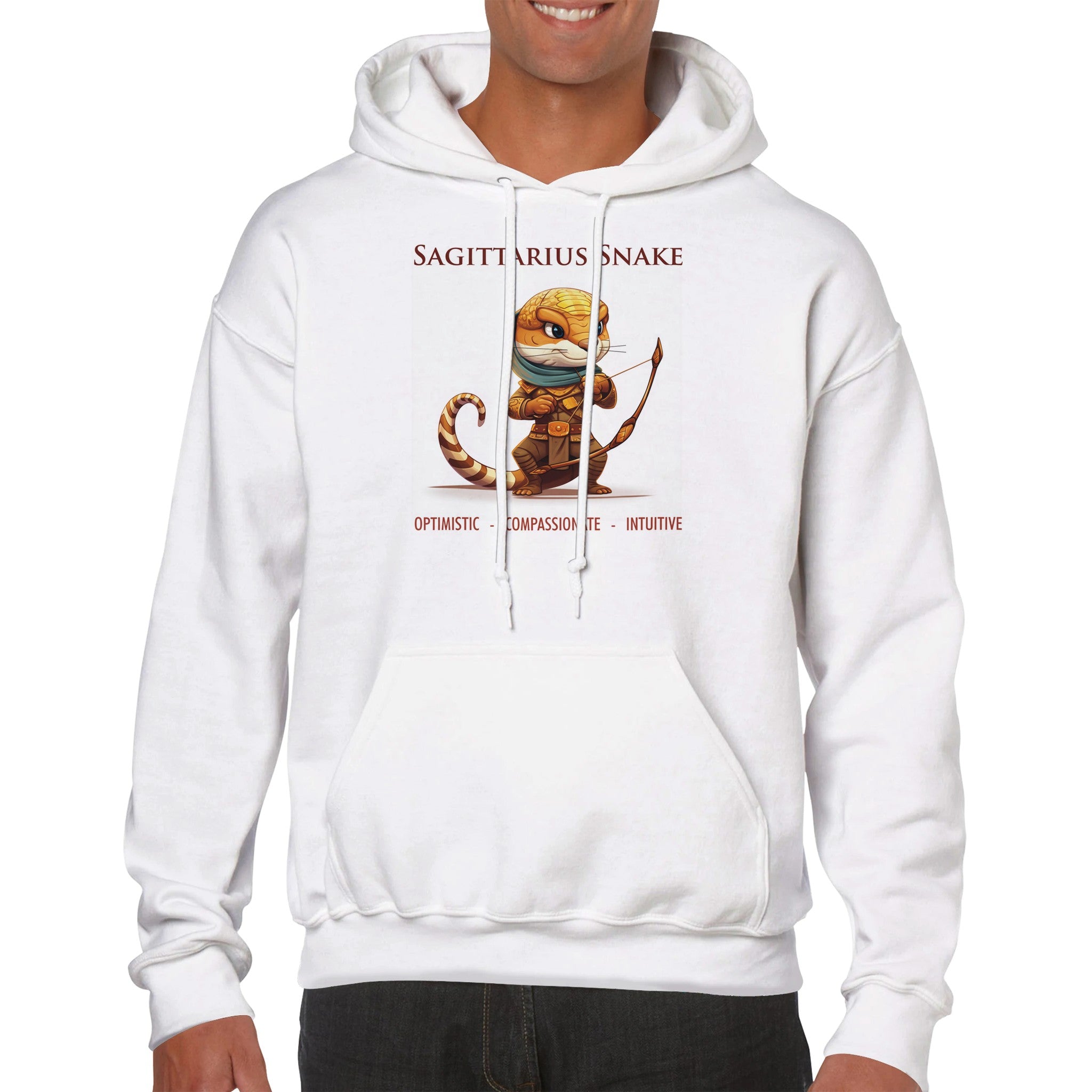 Sagittarius Snake Premium Unisex Pullover Hoodie
