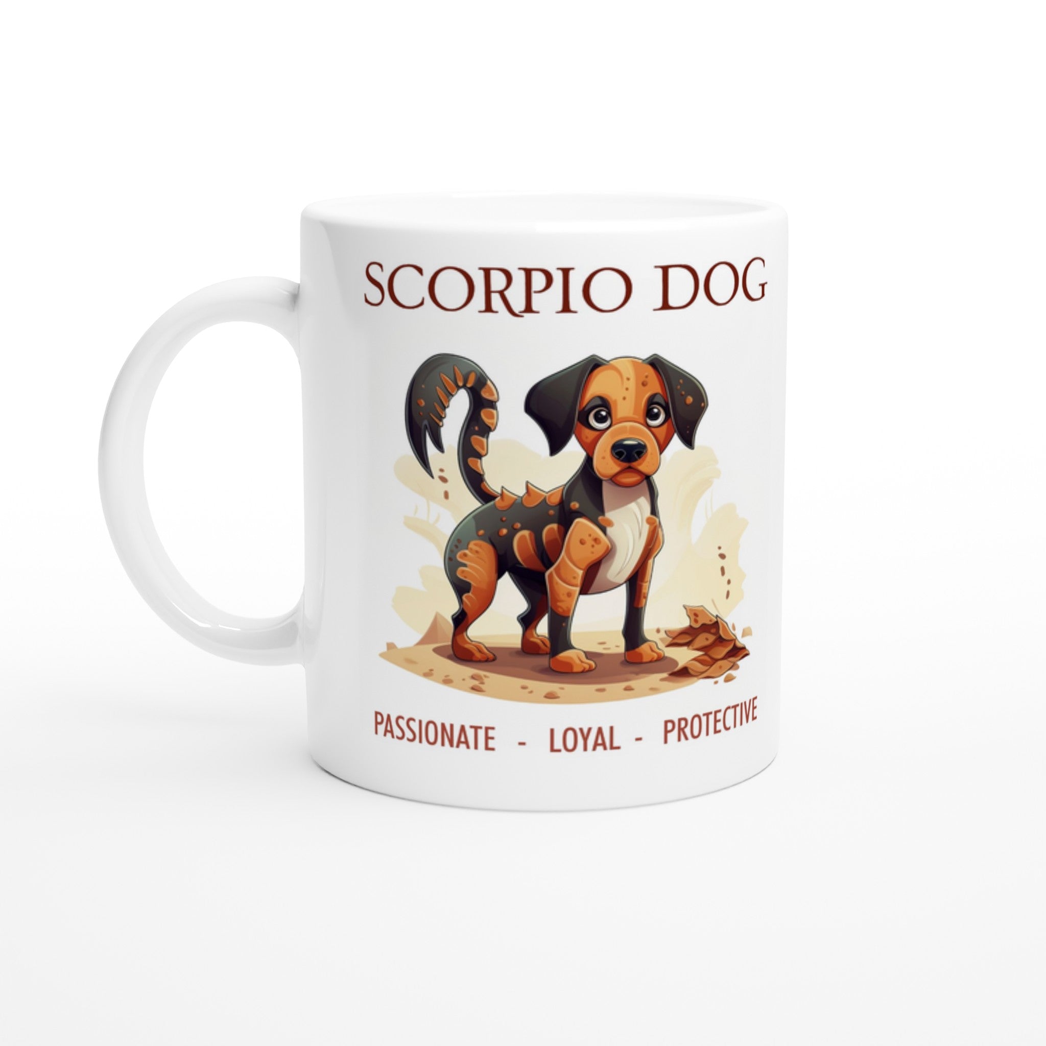 Scorpio Dog Ceramic Mug