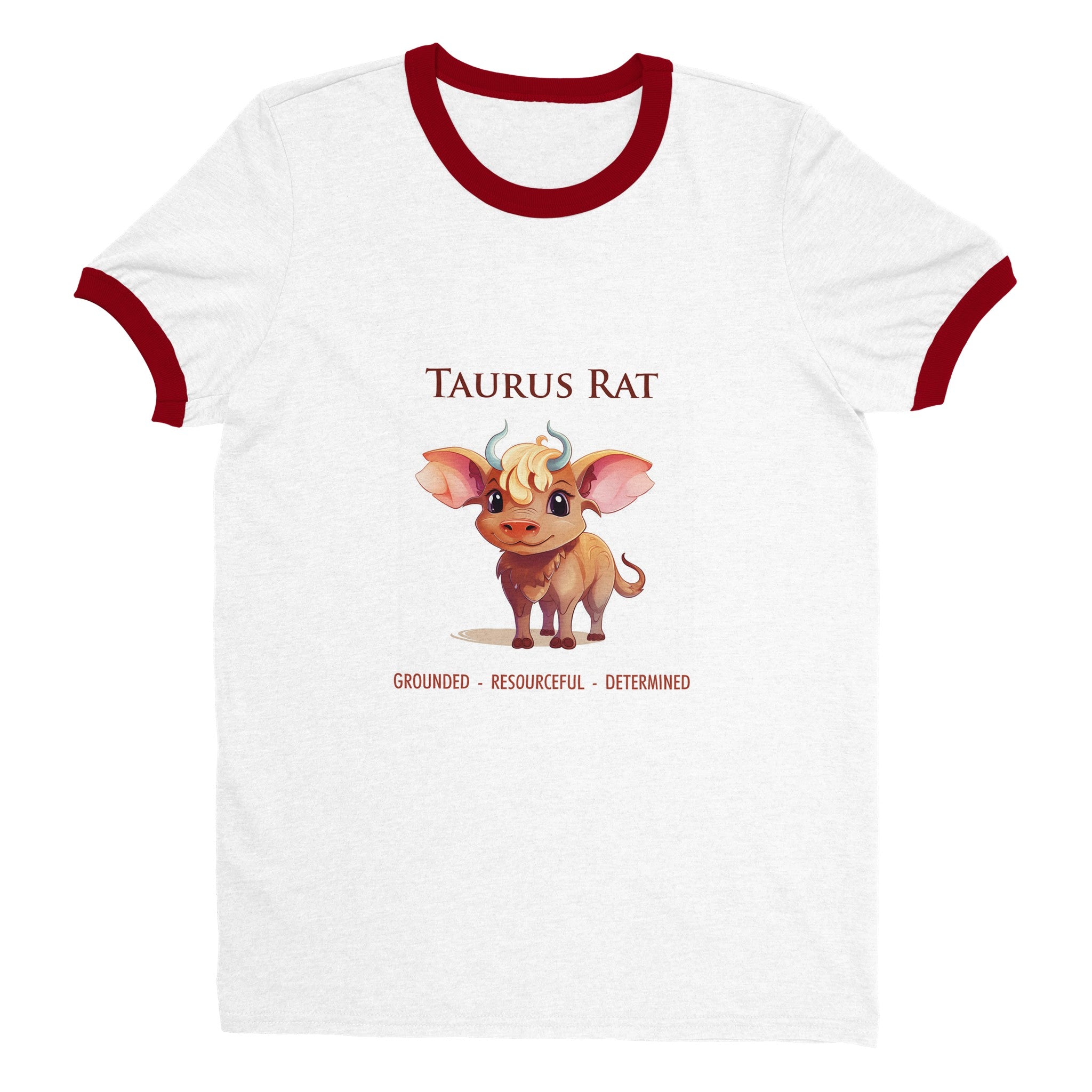 Taurus Rat Unisex Ringer T-shirt