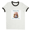 Virgo Pig (F) Unisex Ringer T-shirt