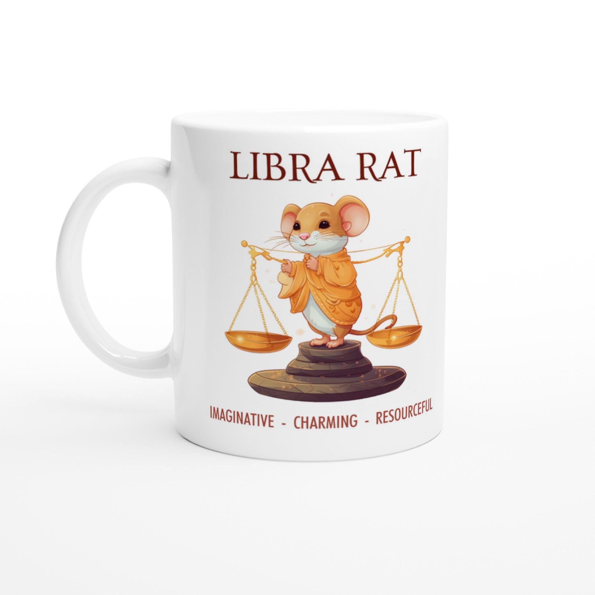 Libra Rat Ceramic Mug