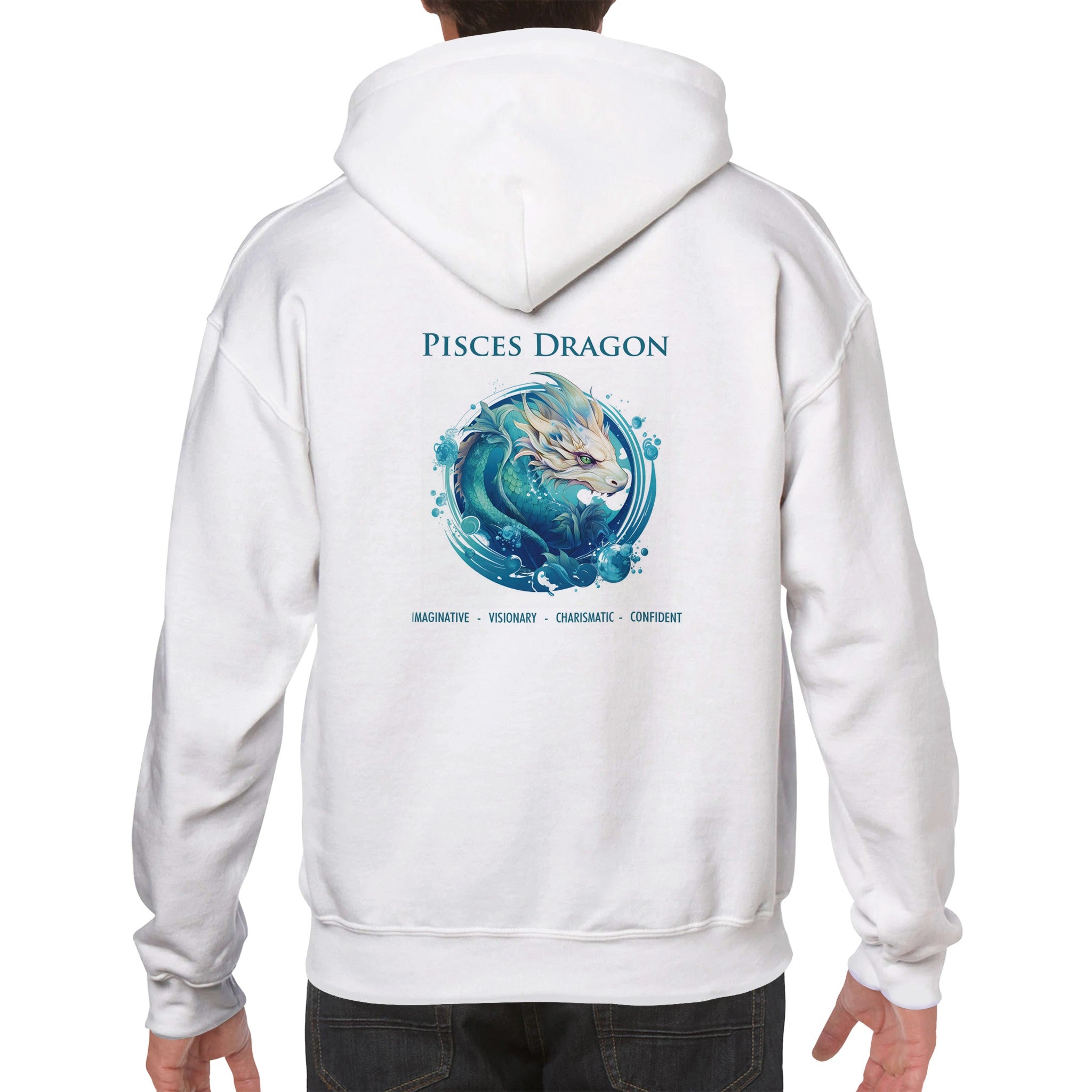 Pisces Dragon Premium Unisex Pullover Hoodie