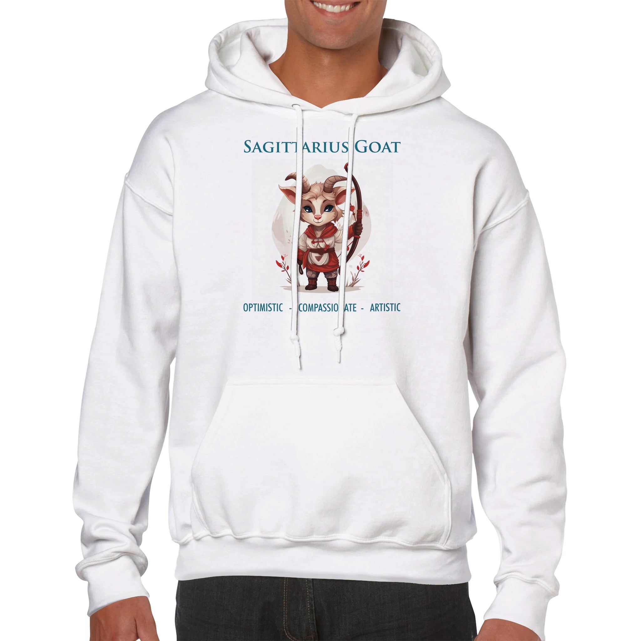 Sagittarius Goat Premium Unisex Pullover Hoodie