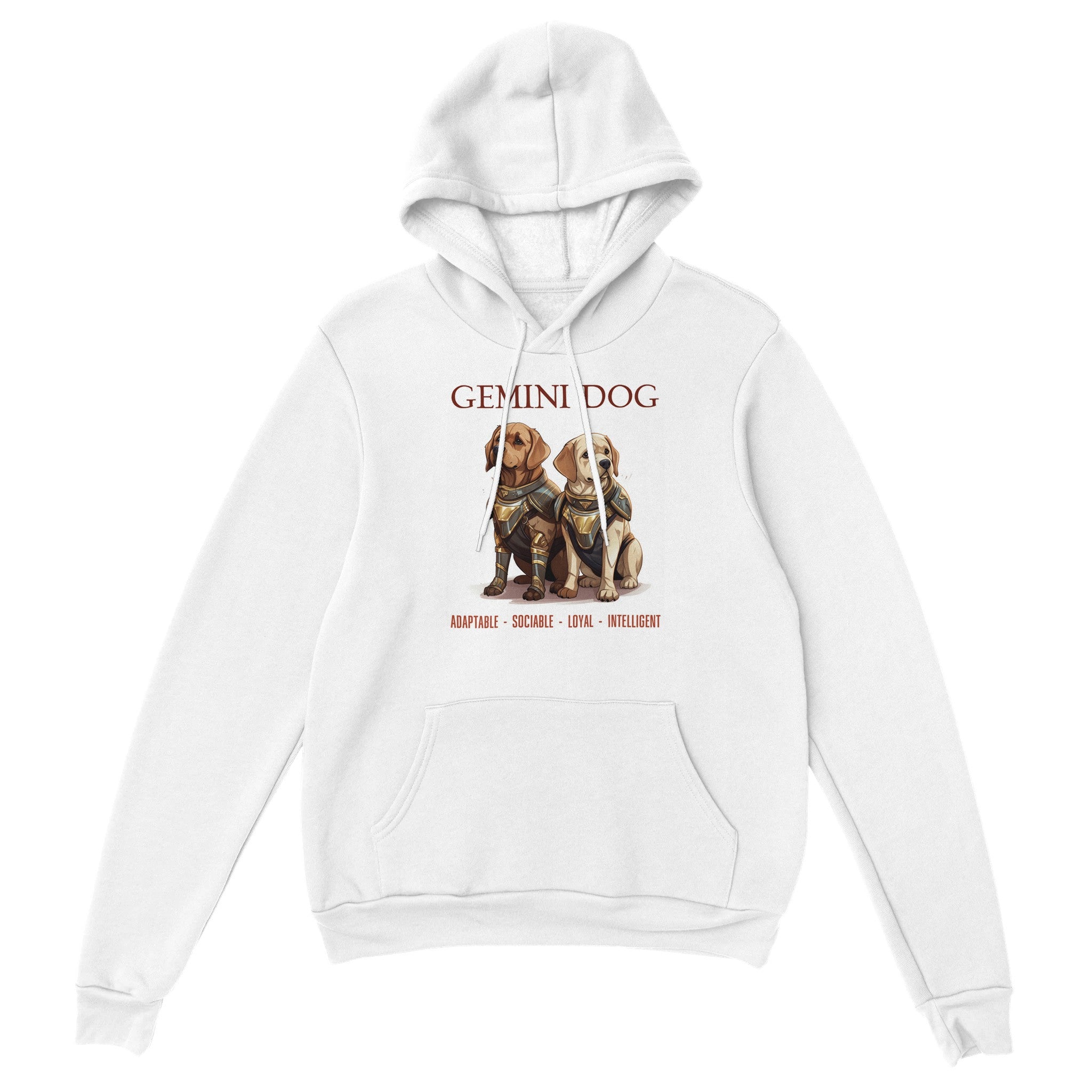 Gemini Dog Premium Unisex Pullover Hoodie