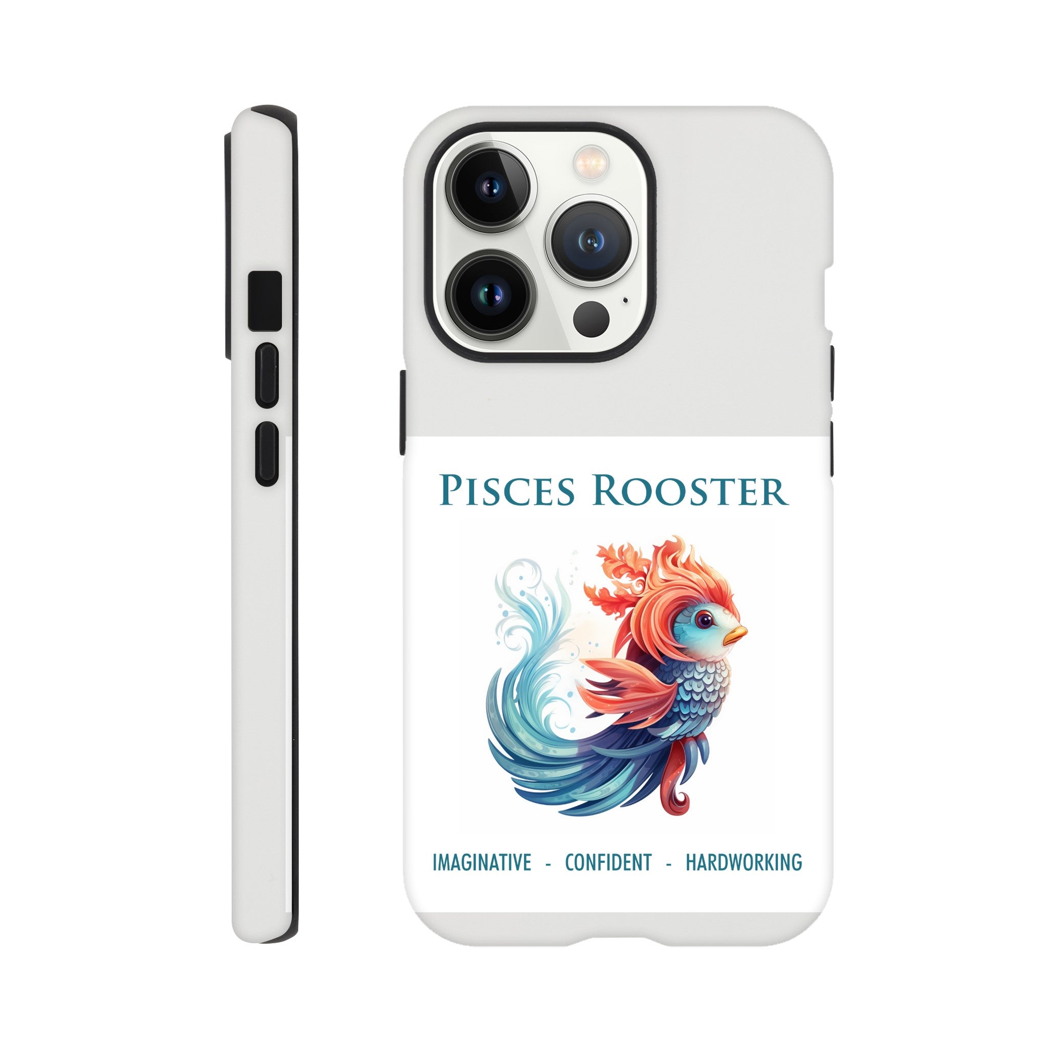 Pisces Rooster Tough case