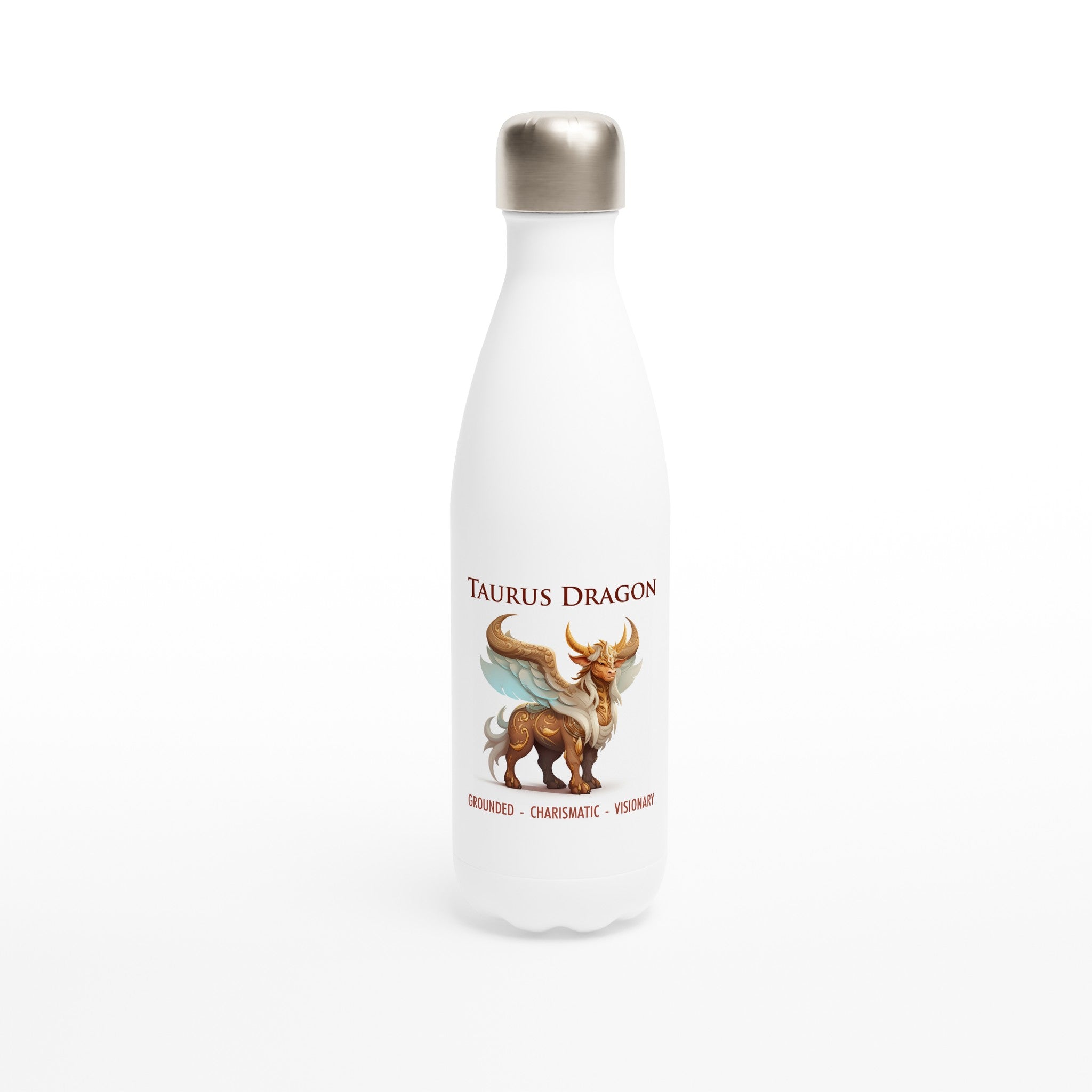 Taurus Dragon Stainless Steel Water Bottle