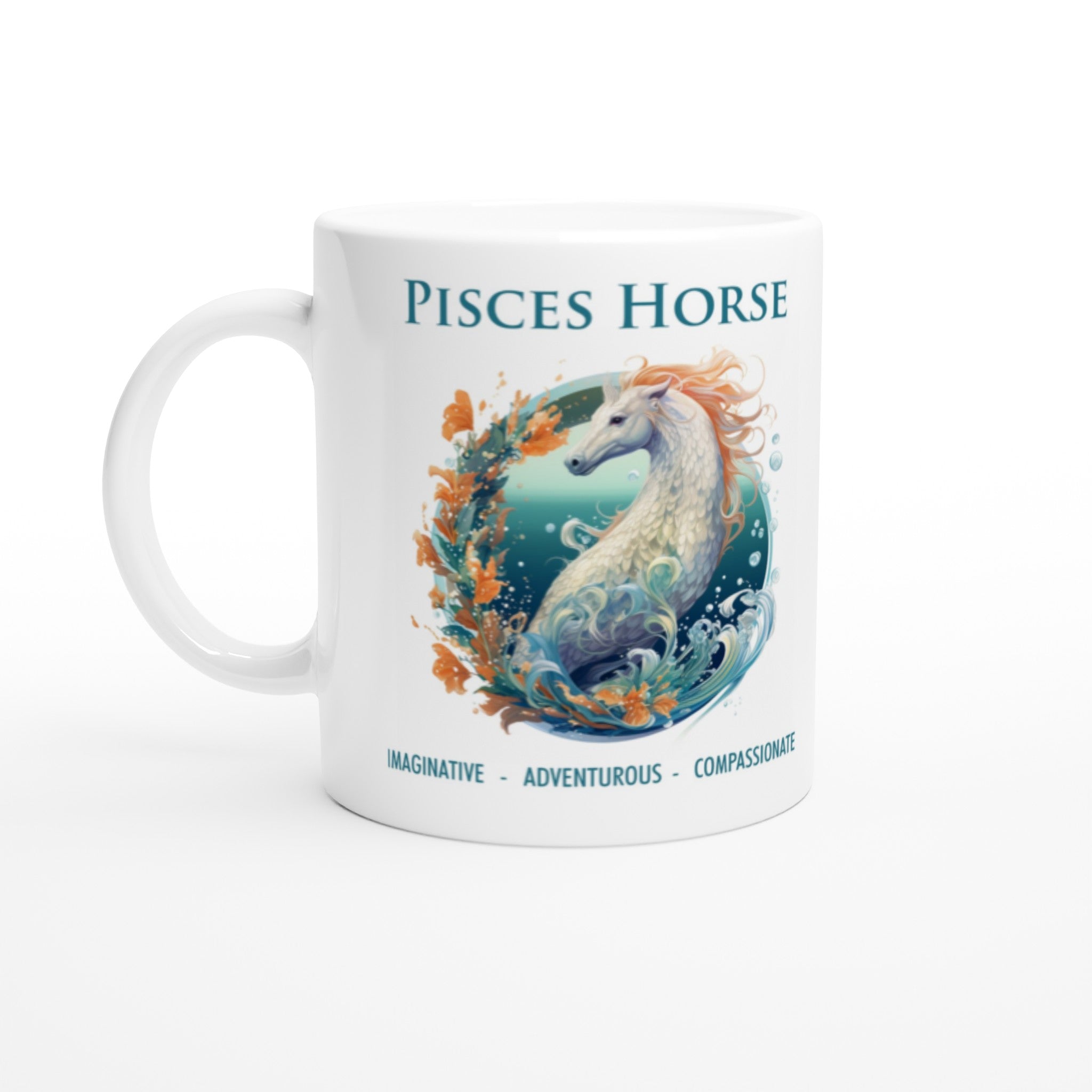 Pisces Horse Ceramic Mug