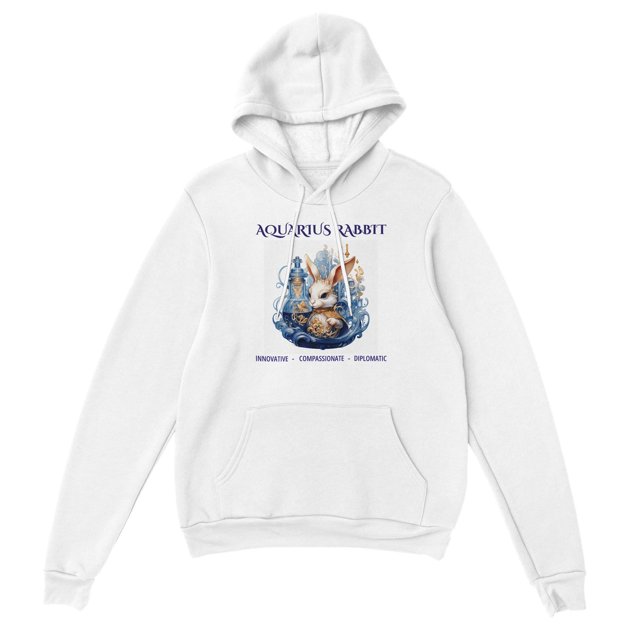 Aquarius Rabbit Premium Unisex Pullover Hoodie