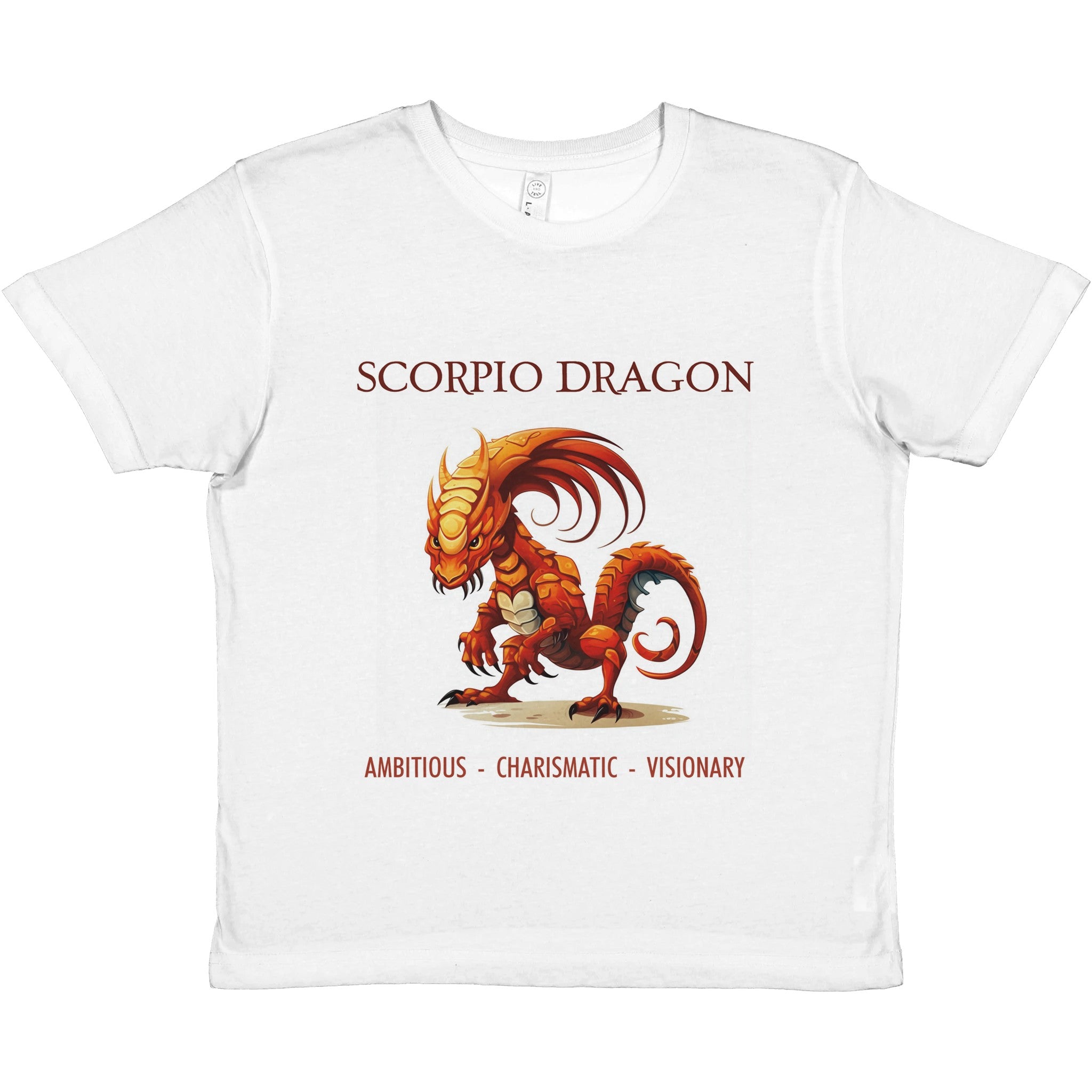 Scorpio Dragon Premium Kids Crewneck T-shirt
