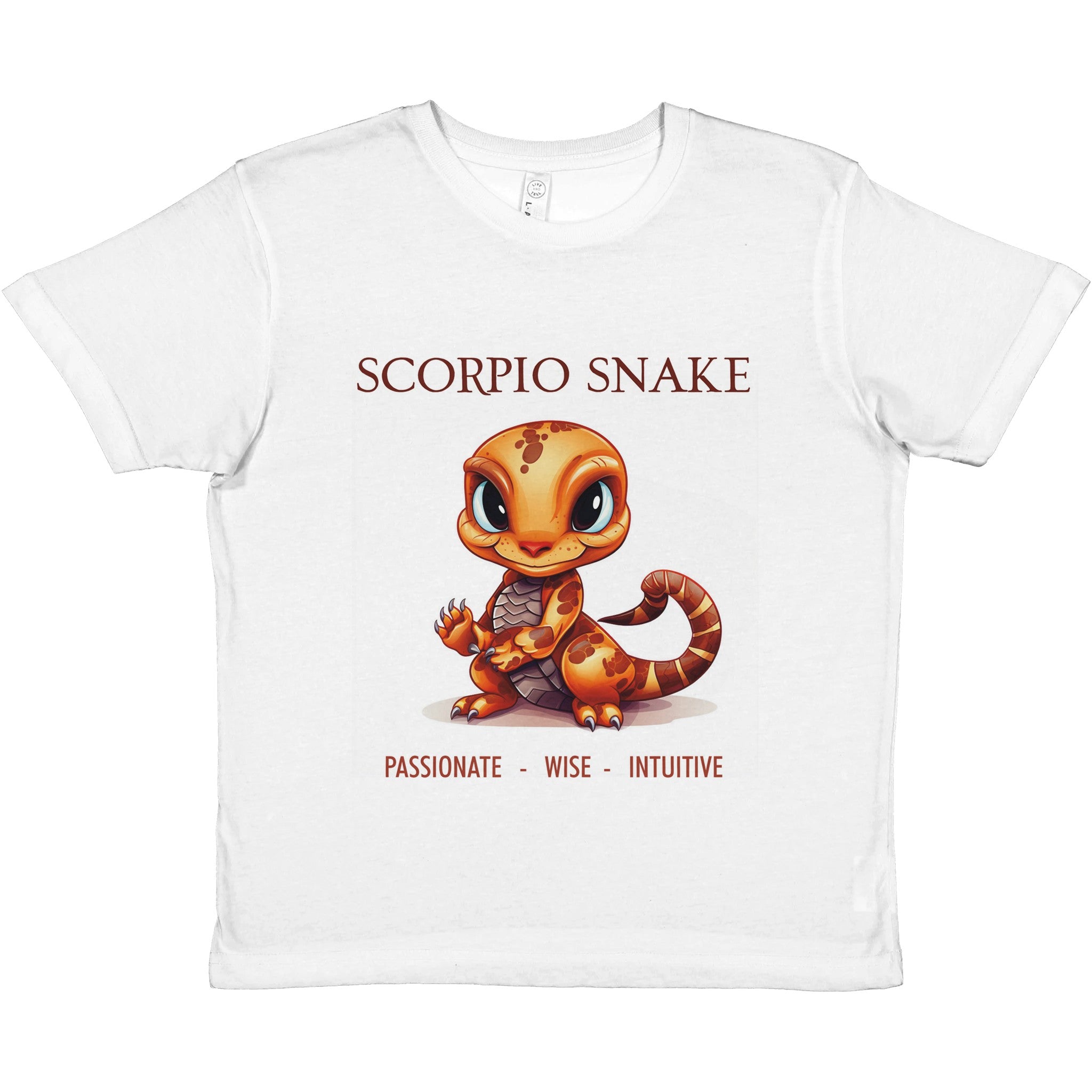 Scorpio Snake (F) Premium Kids Crewneck T-shirt