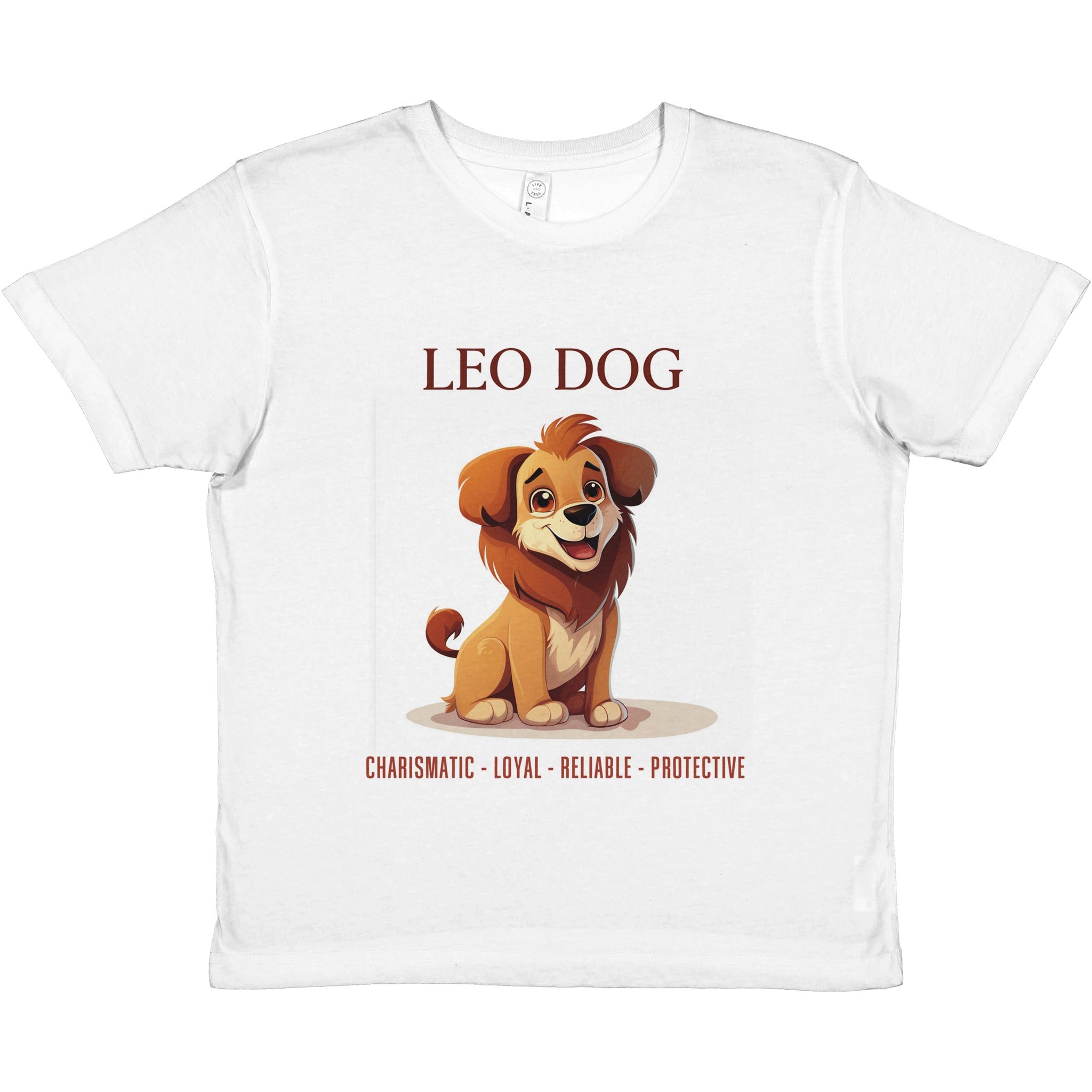 Leo-Dog Crewneck T-shirt