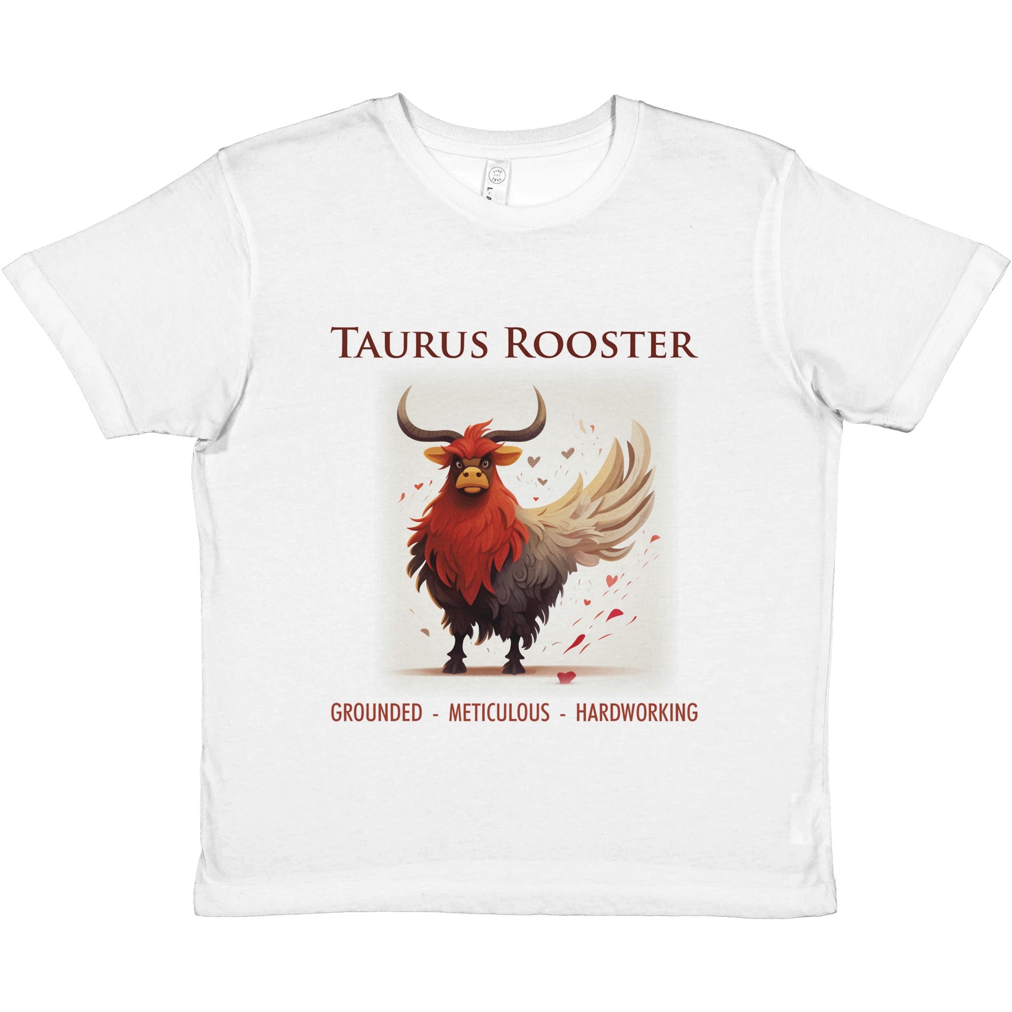 Taurus Rooster i Premium Kids Crewneck T-shirt