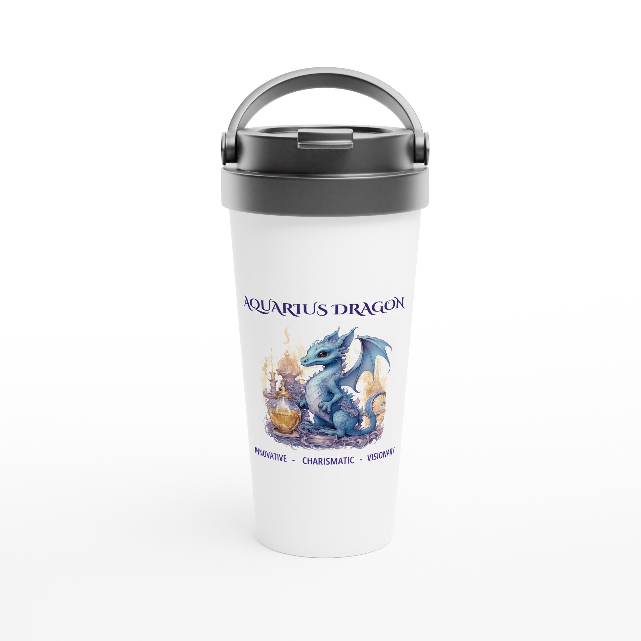 Aquarius Dragon (Kids) Stainless Steel Travel Mug