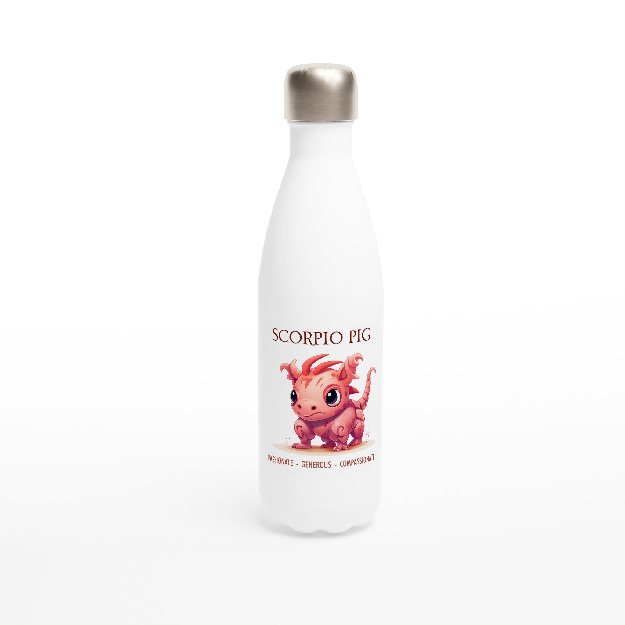 Scorpio Pig Stainless Steel Water Bottle