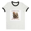Gemini Dog Unisex Ringer T-shirt