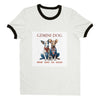 Gemini Dog (2) Unisex Ringer T-shirt