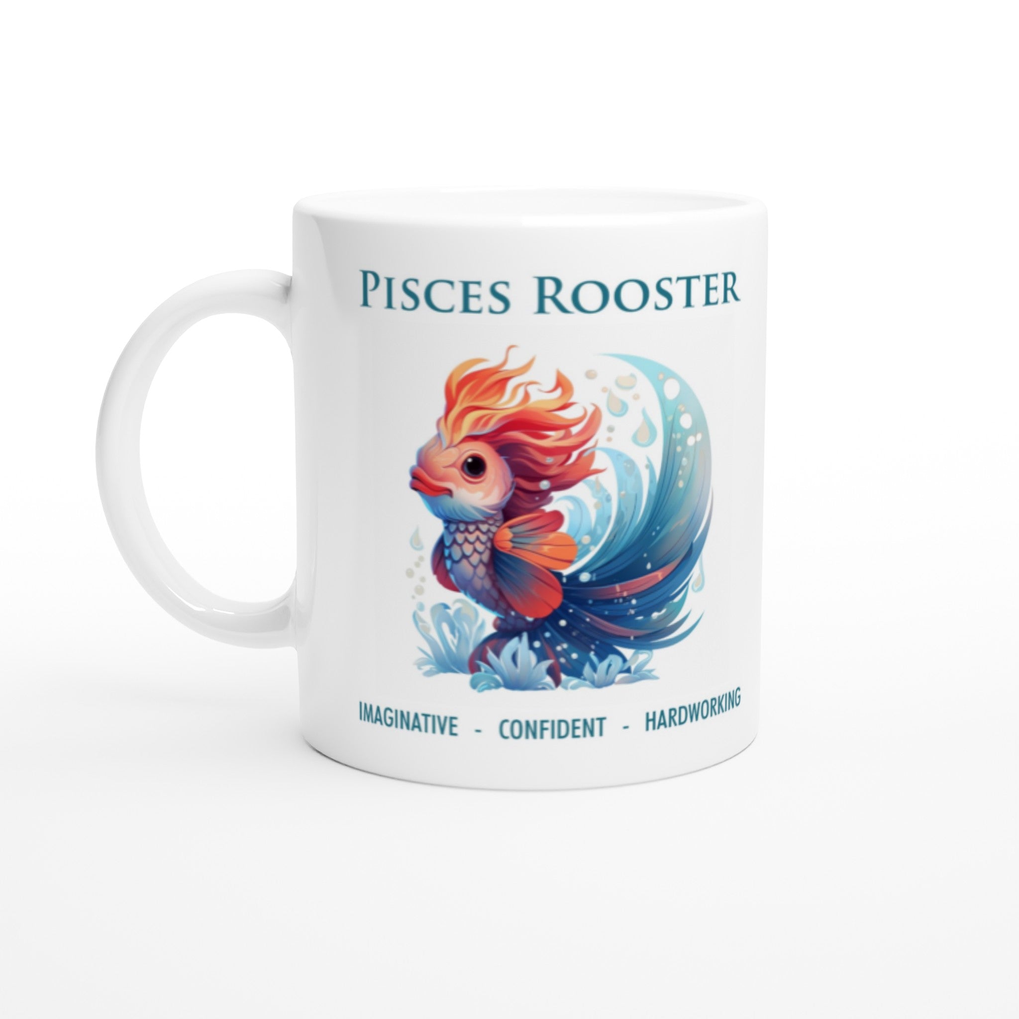 Pisces Rooster i Ceramic Mug