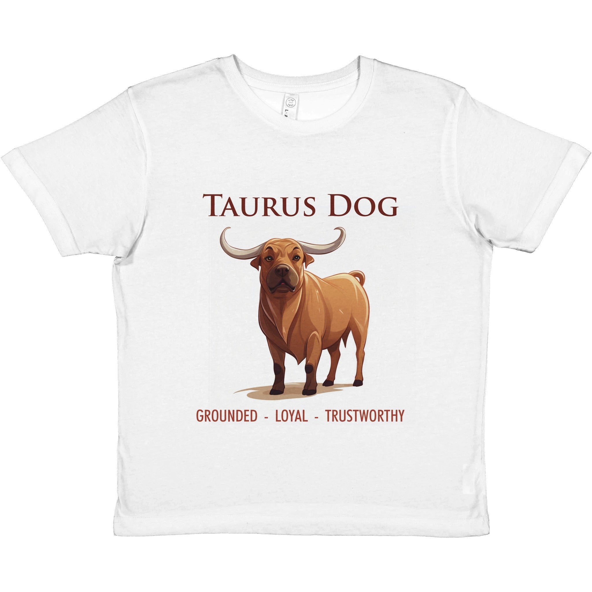 Taurus Dog i Premium Kids Crewneck T-shirt