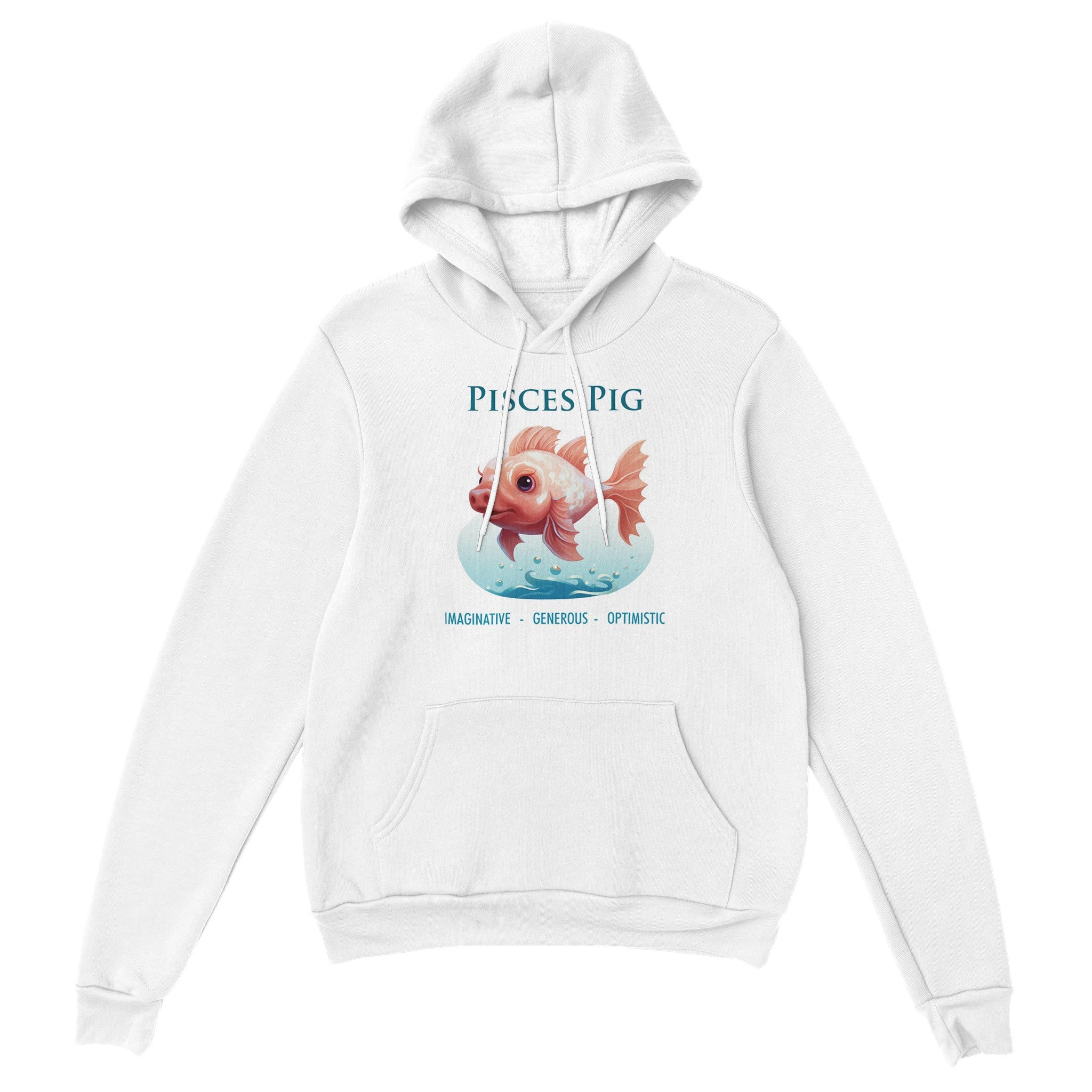 Pisces Pig Premium Unisex Pullover Hoodie