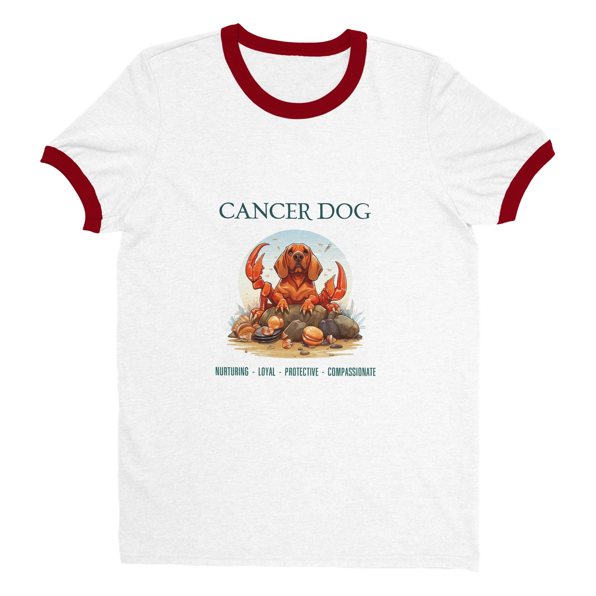 Cancer Dog Unisex Ringer T-shirt