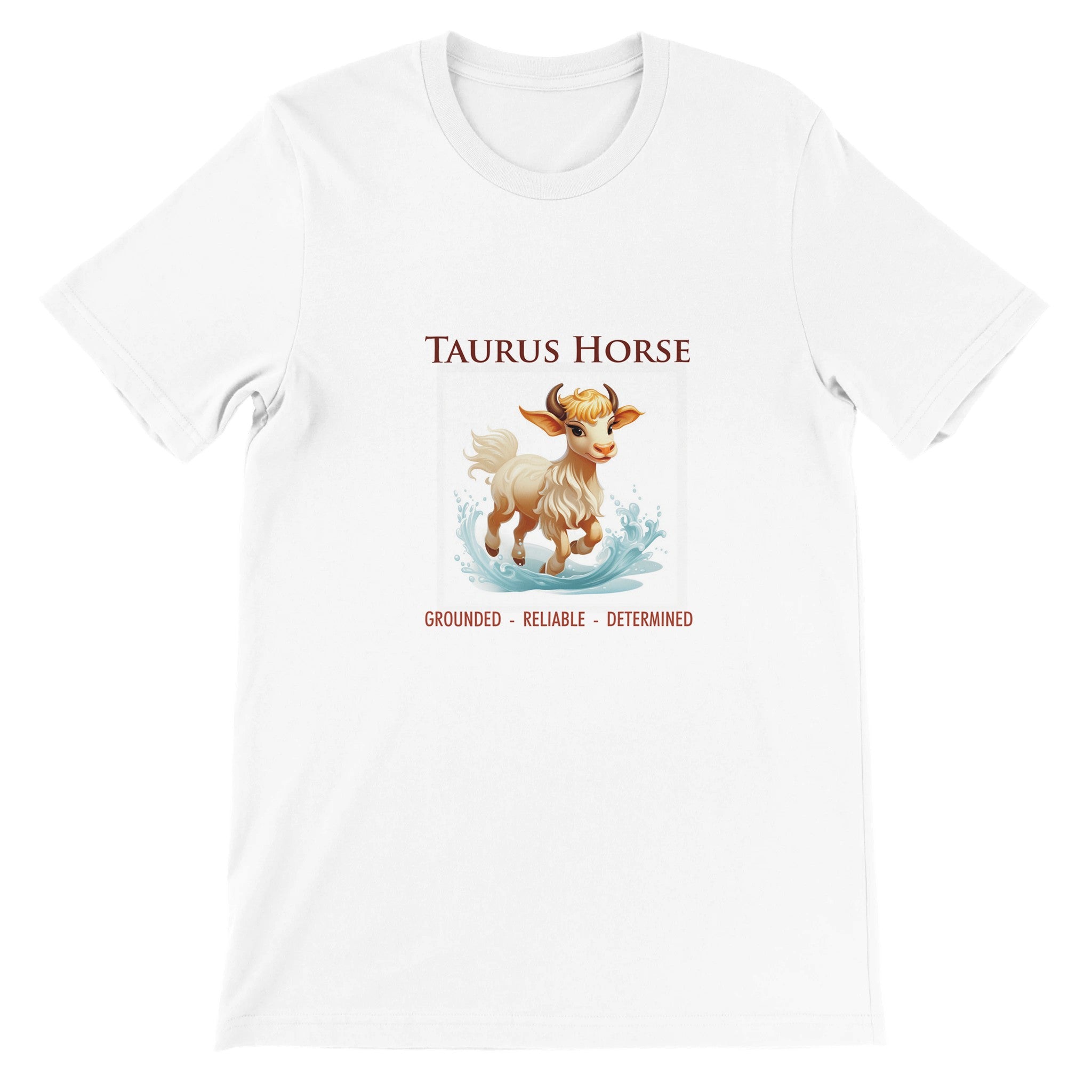 Taurus Horse Premium Unisex Crewneck T-shirt