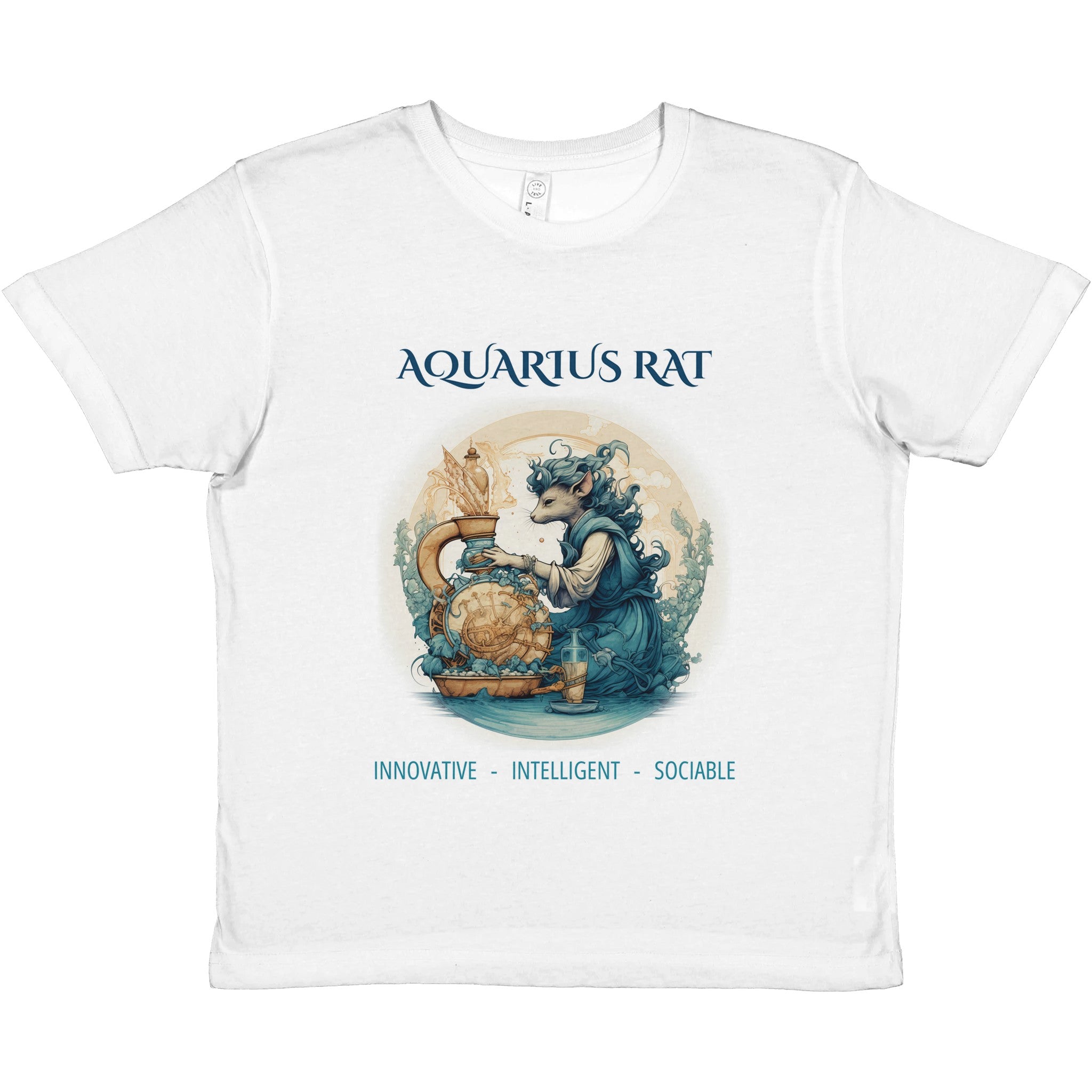 Aquarius-Rat Crewneck T-shirt