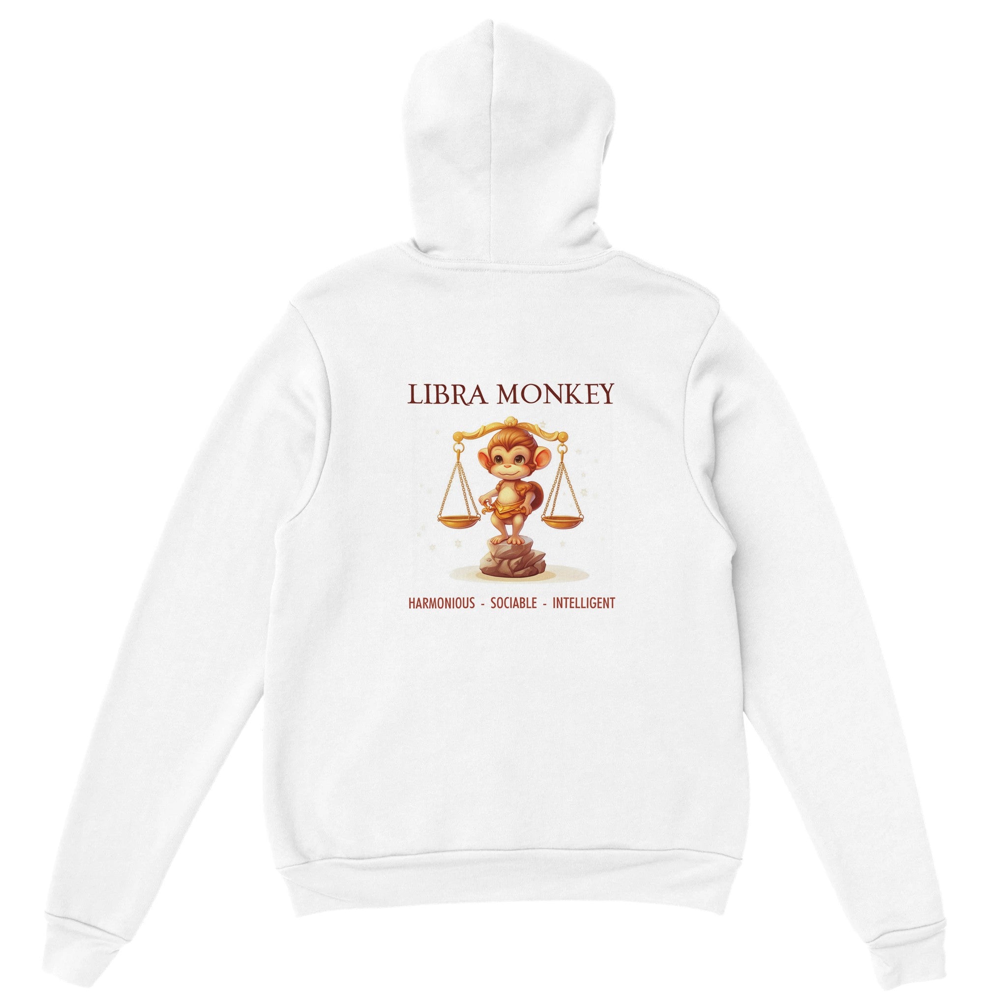 Libra Monkey Premium Unisex Pullover Hoodie