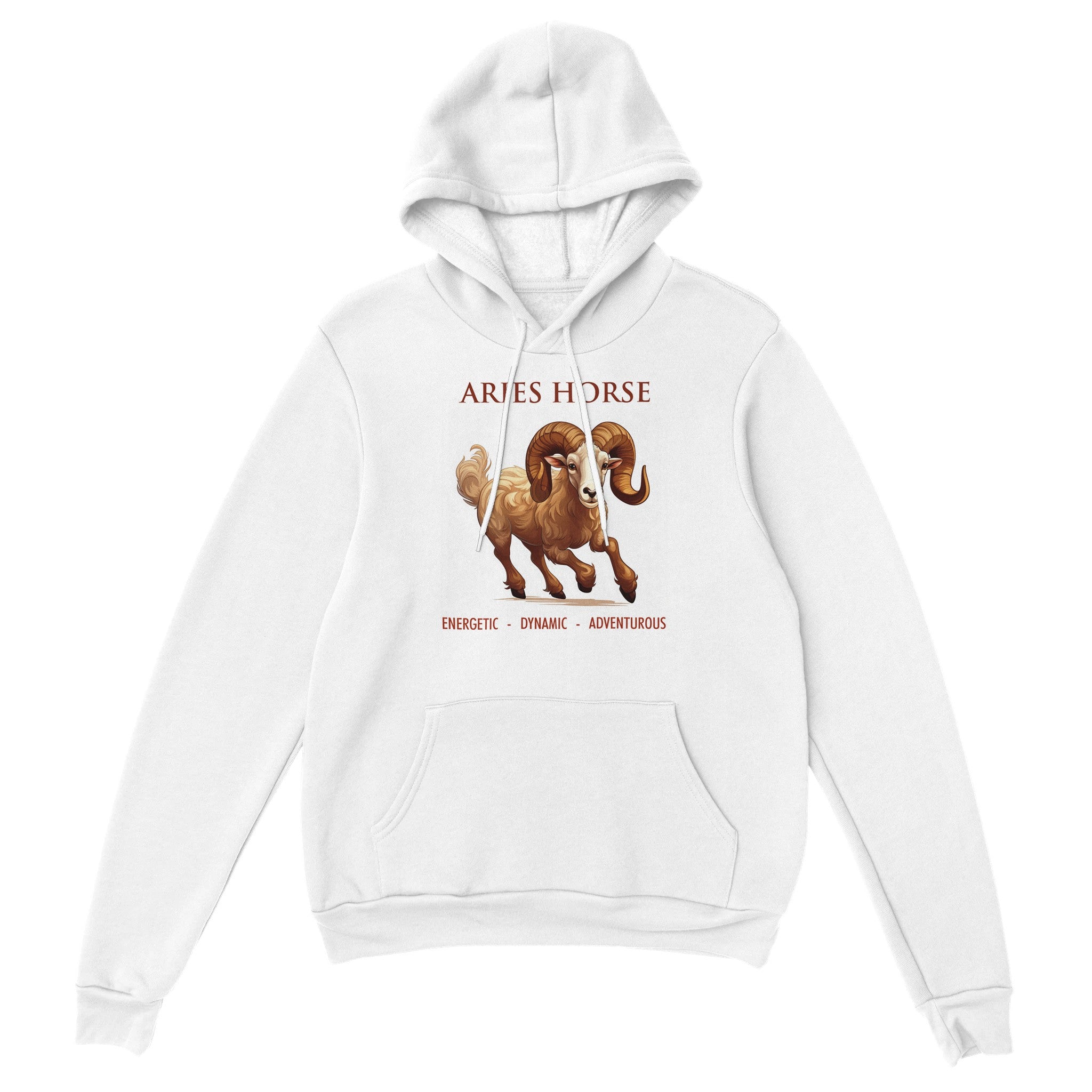 Aries Horse Premium Unisex Pullover Hoodie