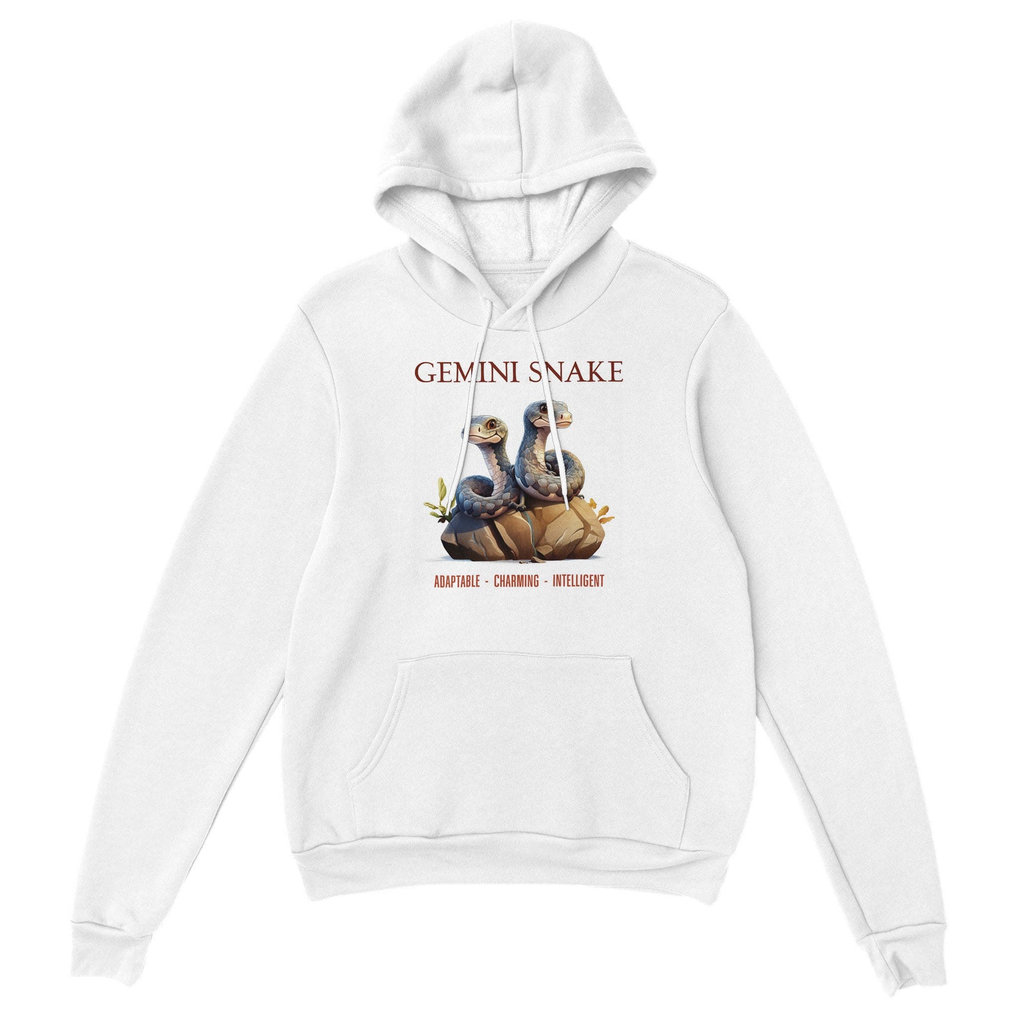 Gemini Snake Premium Unisex Pullover Hoodie