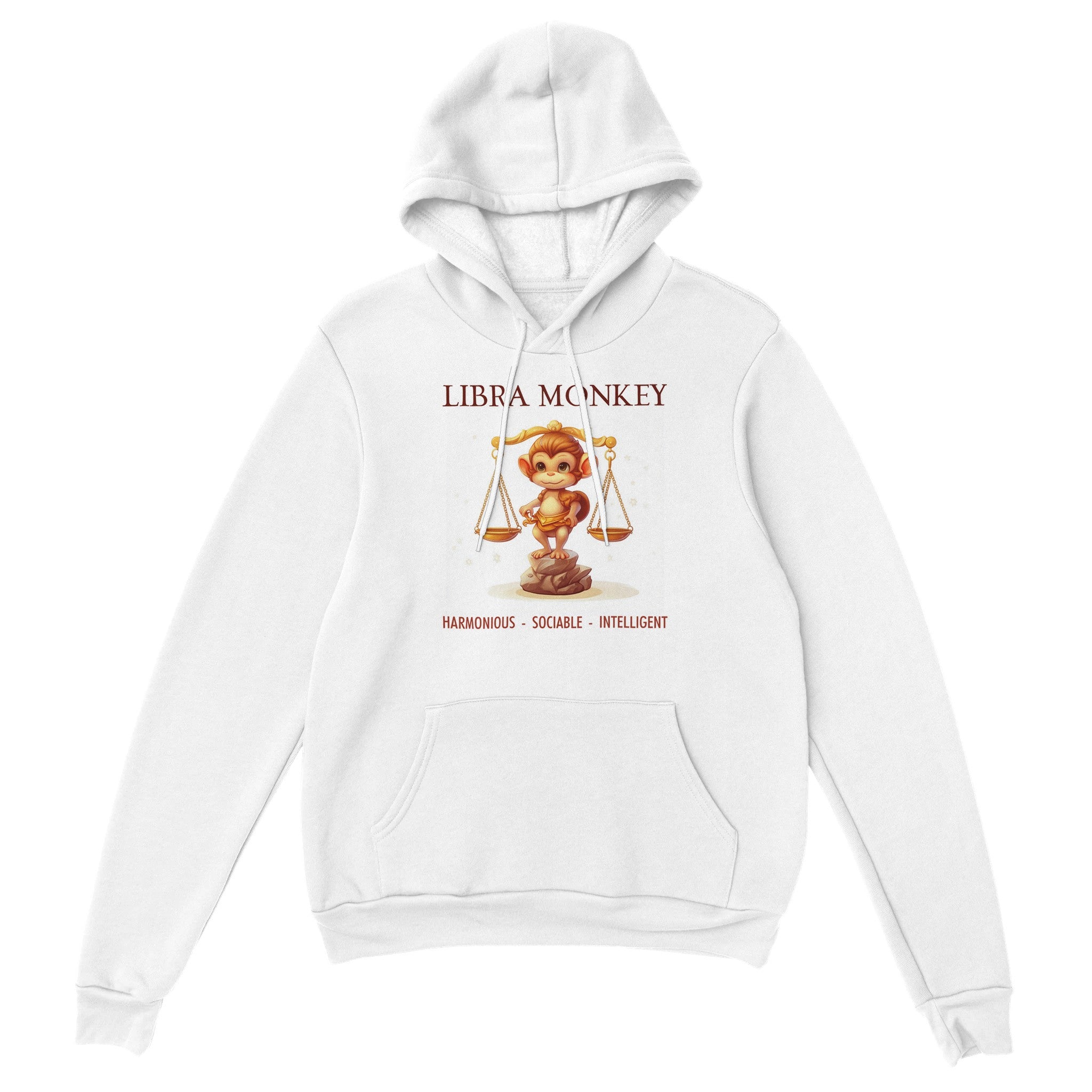 Libra Monkey Premium Unisex Pullover Hoodie