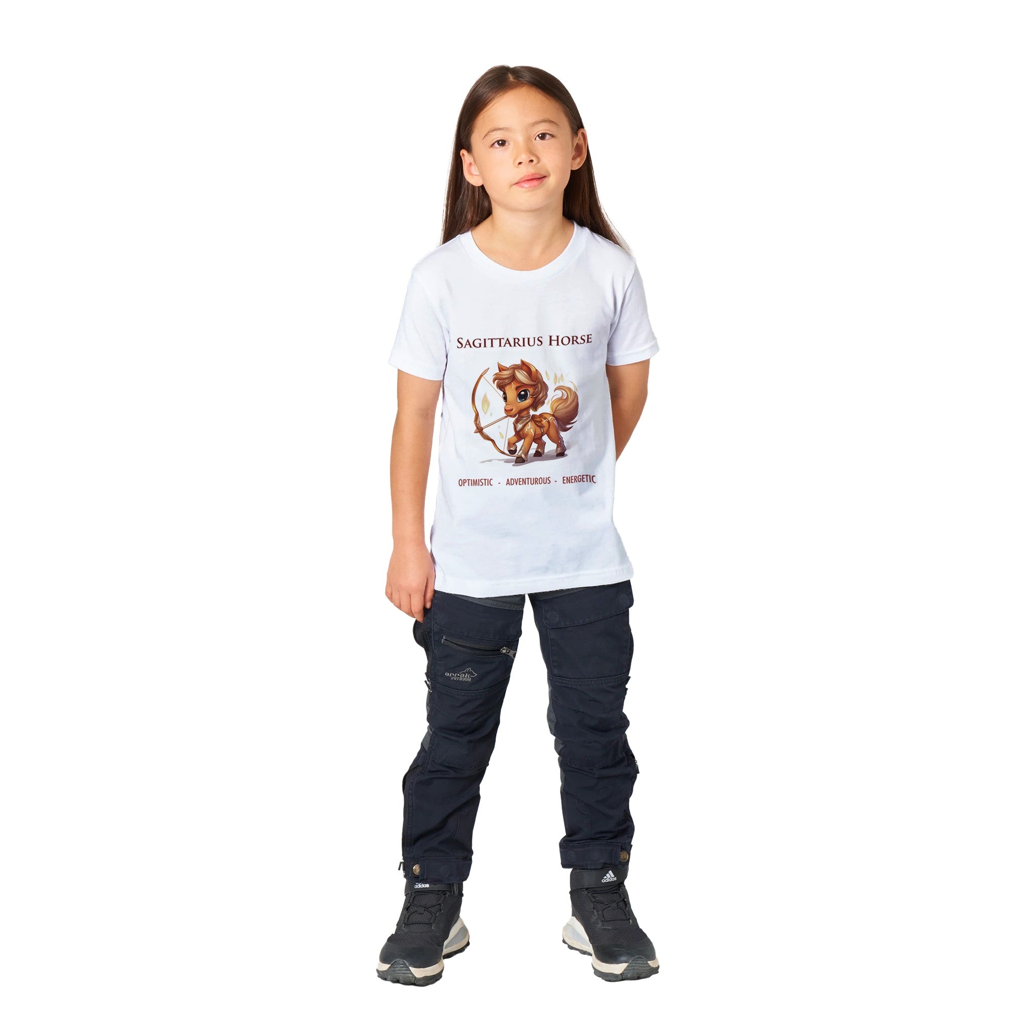 Sagittarius-Horse Premium Kids Crewneck T-shirt