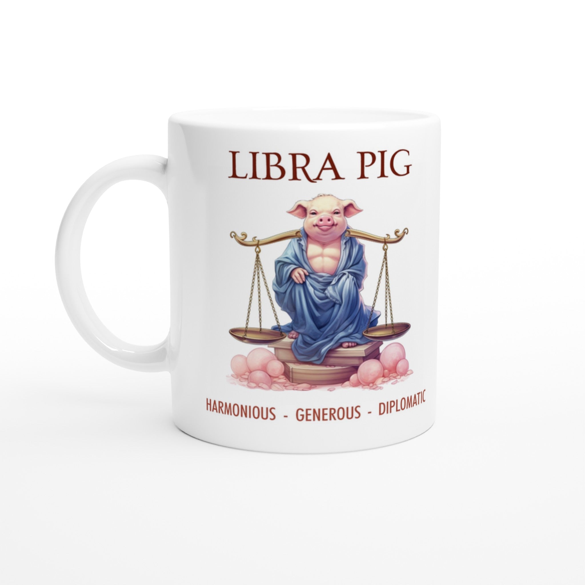 Libra Pig (M) Ceramic Mug