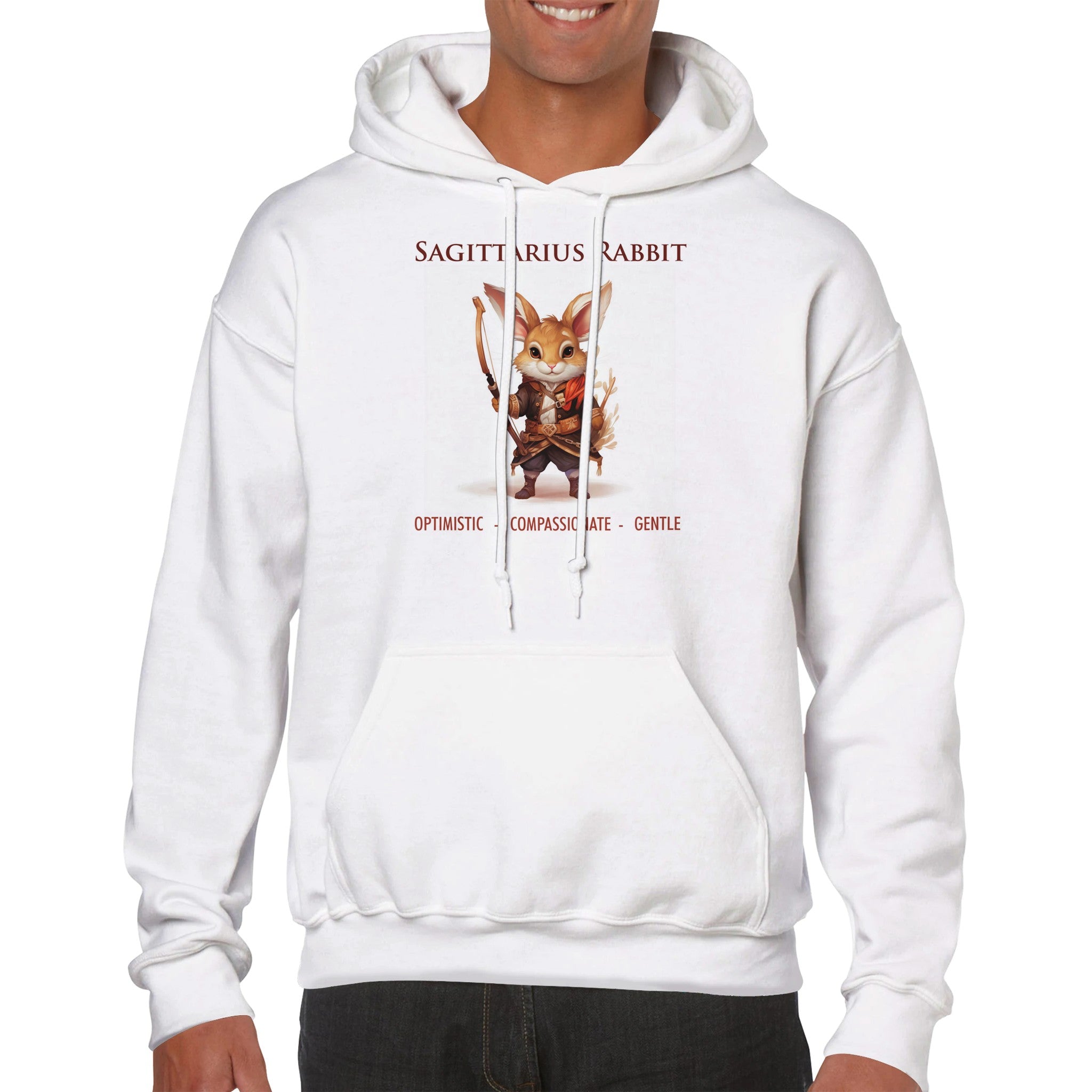 Sagittarius Rabbit Premium Unisex Pullover Hoodie