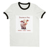 Taurus Pig (F) Unisex Ringer T-shirt