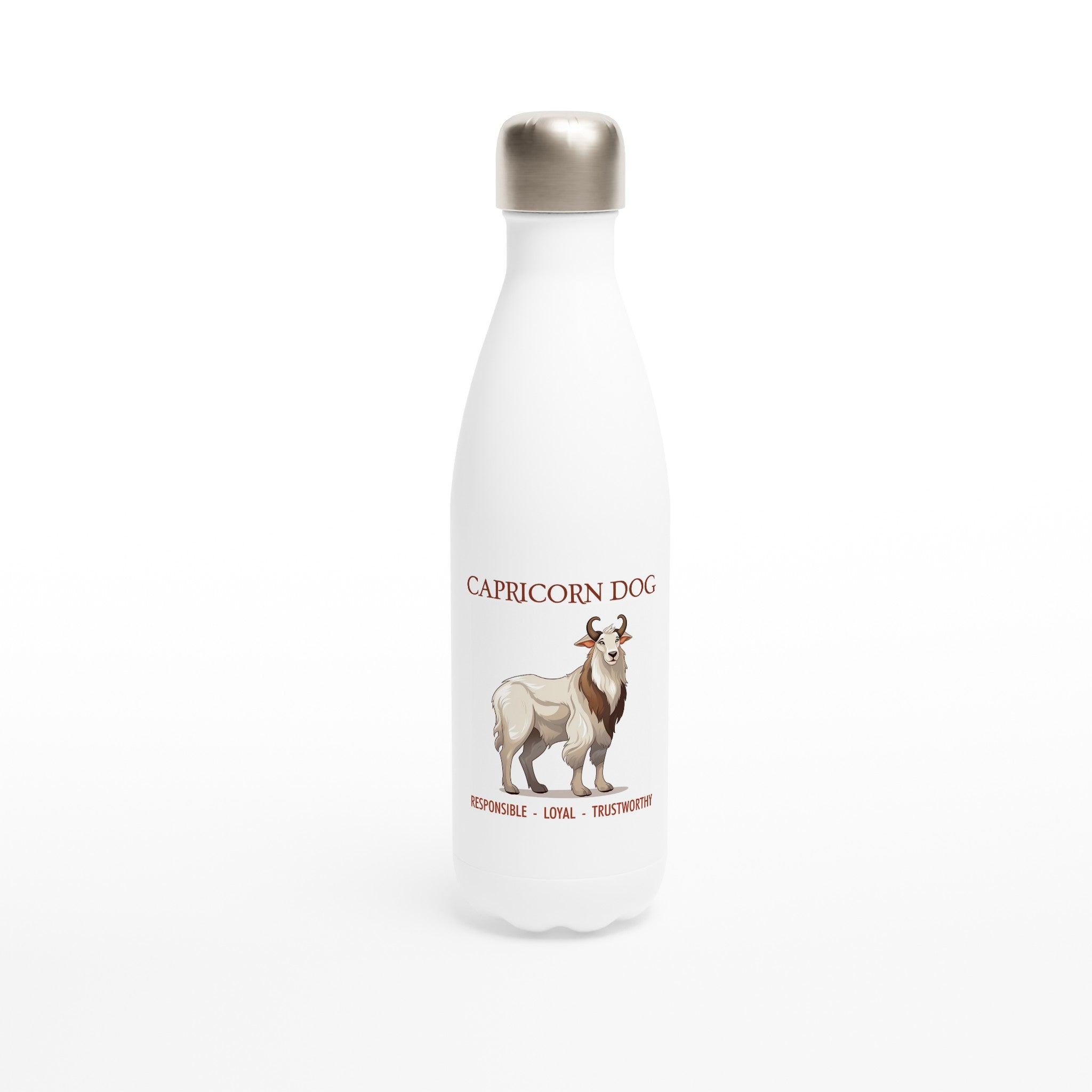 Capricorn Dog Stainless Steel Water Bottle