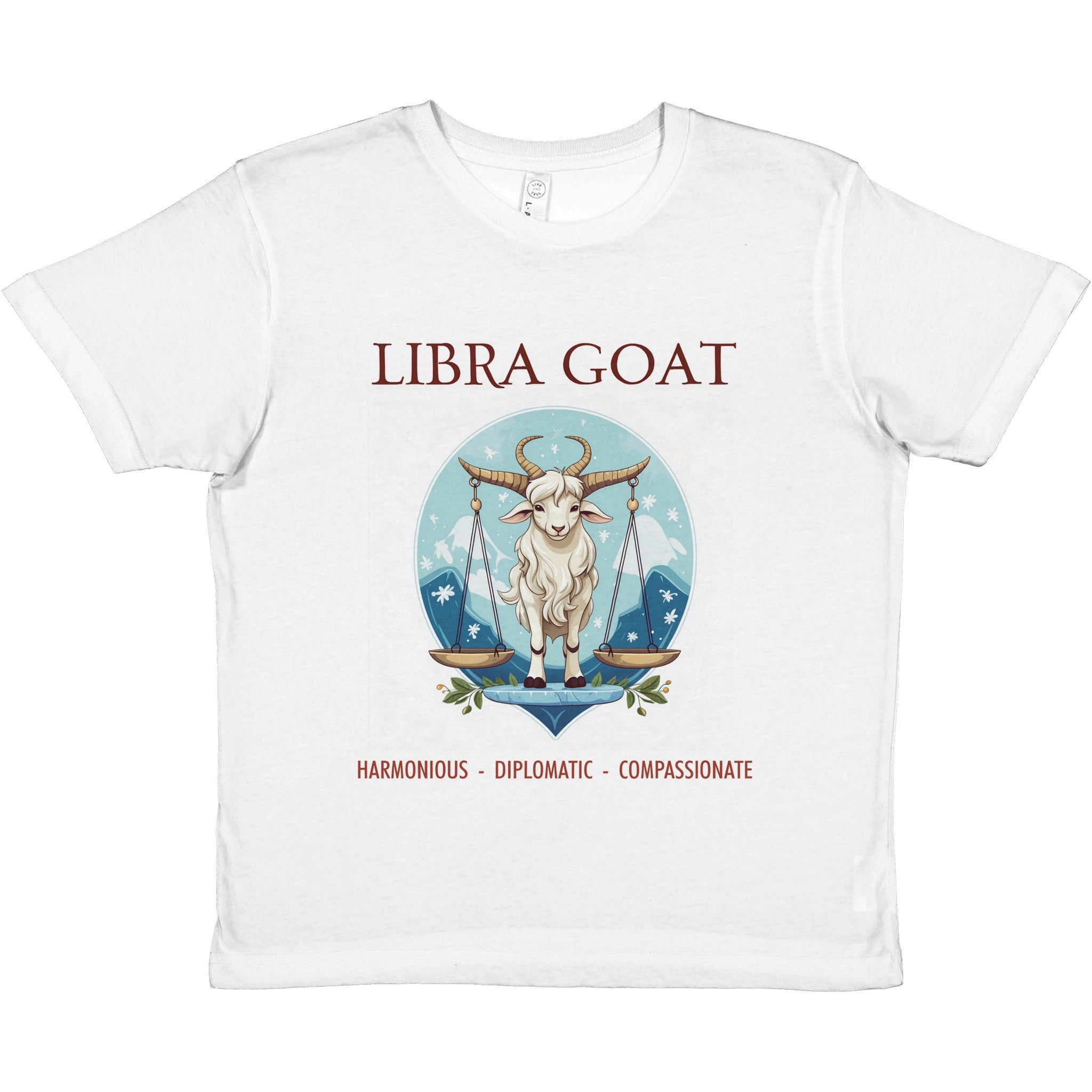 Libra-Goat Crewneck T-shirt