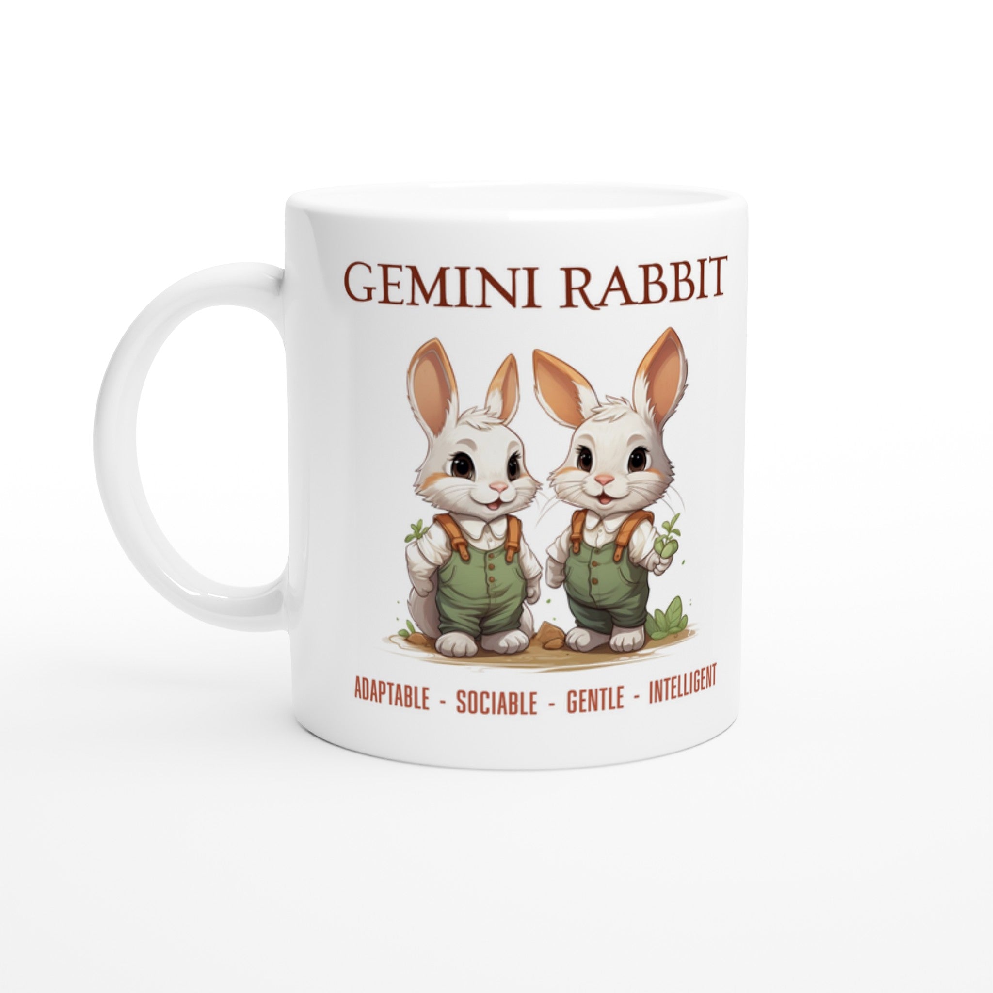 Gemini Rabbit Ceramic Mug