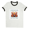 Cancer Tiger i Unisex Ringer T-shirt