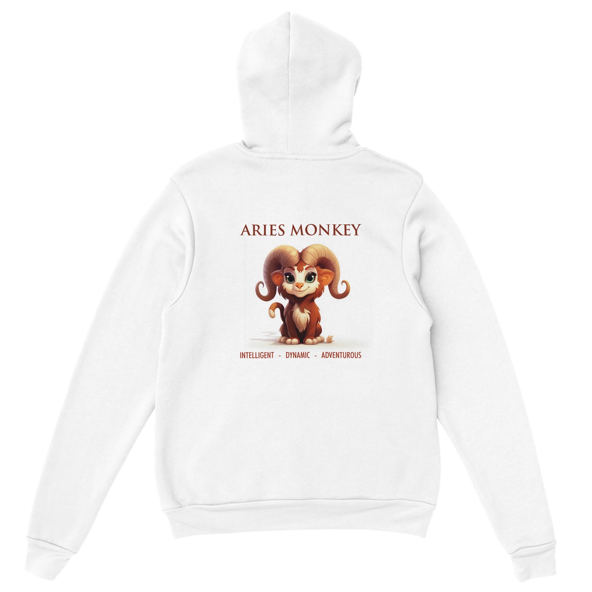 Aries Monkey Premium Unisex Pullover Hoodie